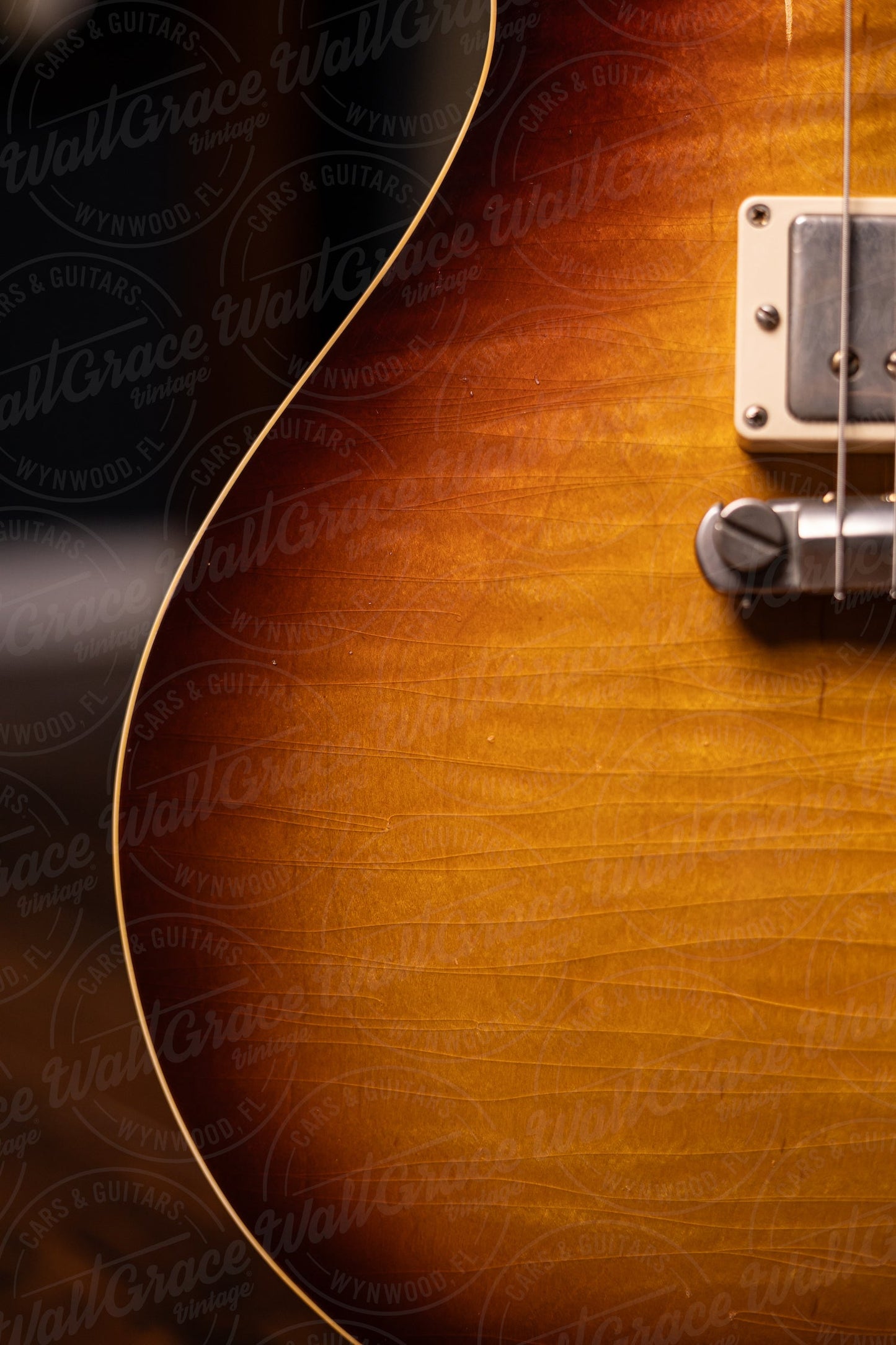 PRE ORDER | Carneglia Master Series Stallion Standard Wraparound Electric Guitar with Brazilian Rosewood - Aged Tobacco Burst