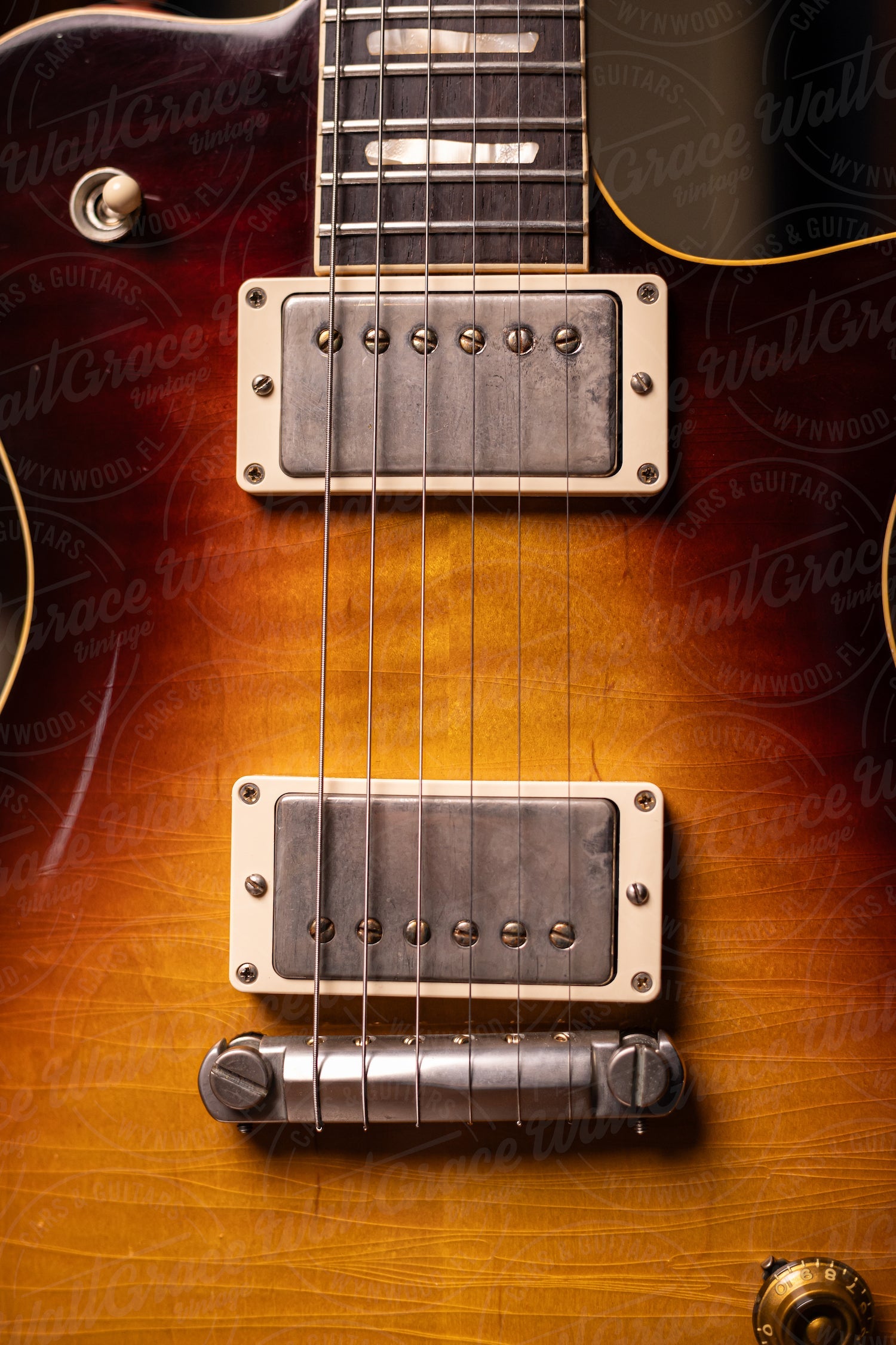 PRE ORDER | Carneglia Master Series Stallion Standard Wraparound Electric Guitar with Brazilian Rosewood - Aged Tobacco Burst