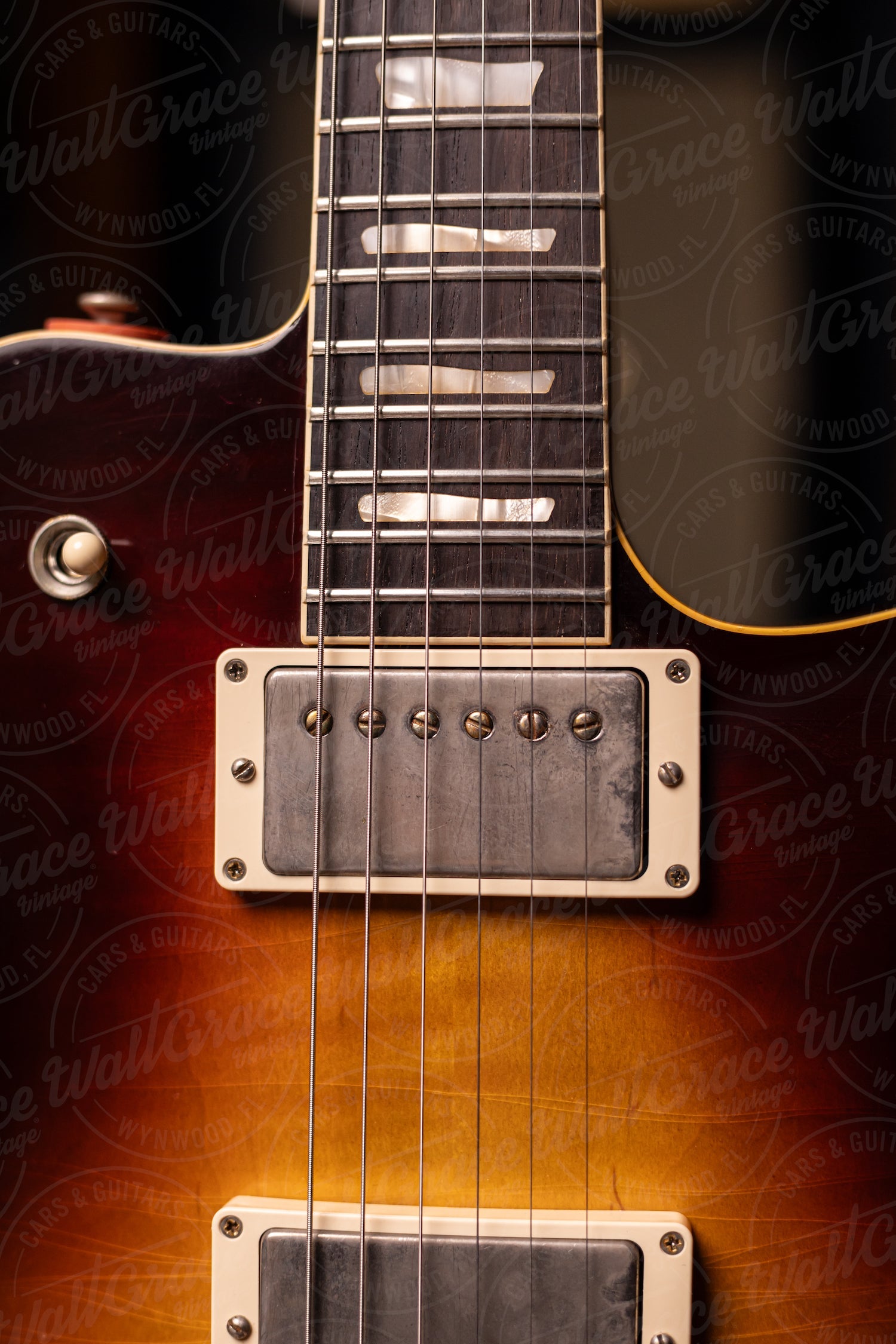 PRE ORDER | Carneglia Master Series Stallion Standard Wraparound Electric Guitar with Brazilian Rosewood - Aged Tobacco Burst