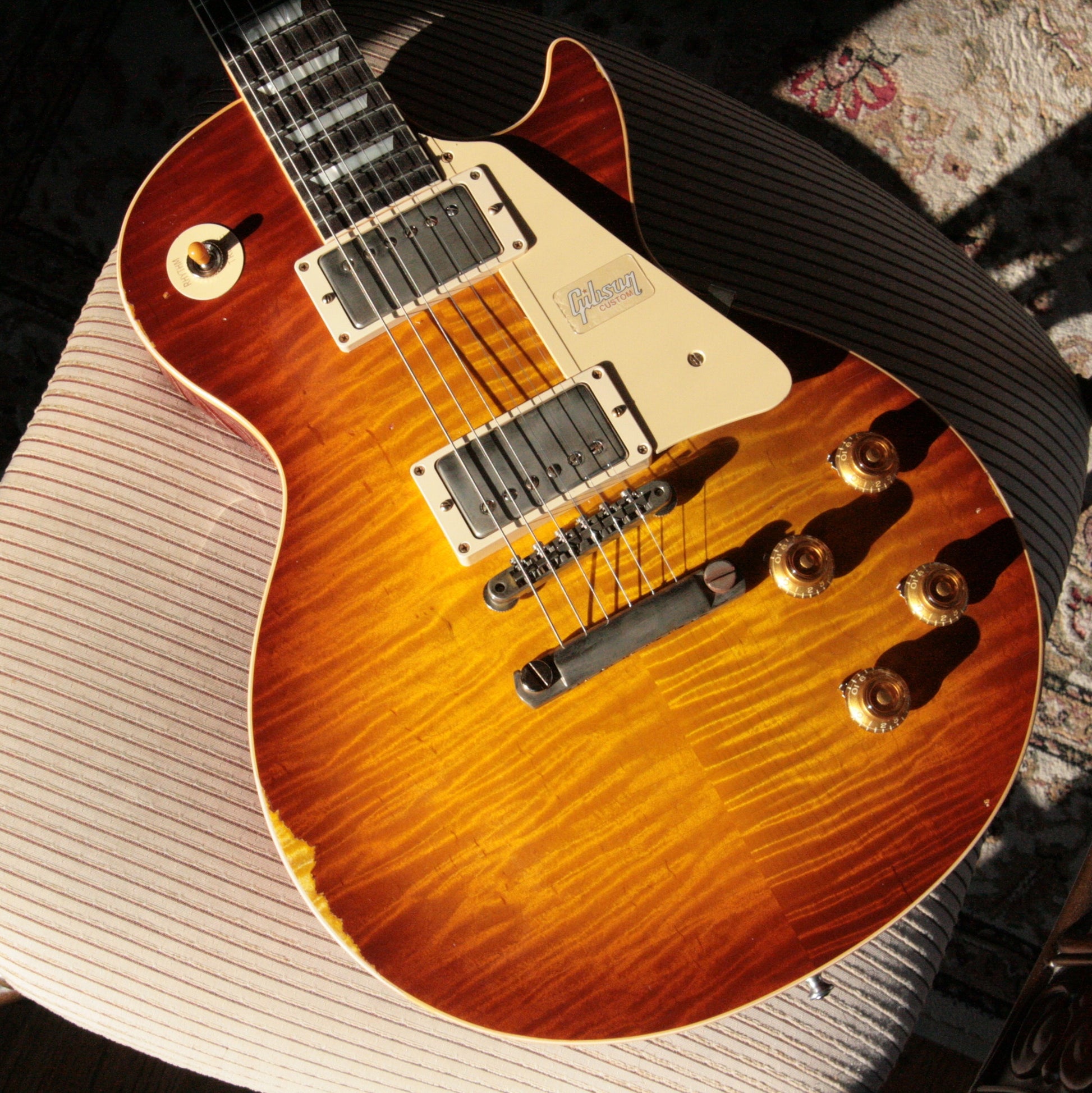 2018 Gibson 1959 HEAVY AGED Iced Tea Les Paul Reissue! R9 59 Historic Custom Shop