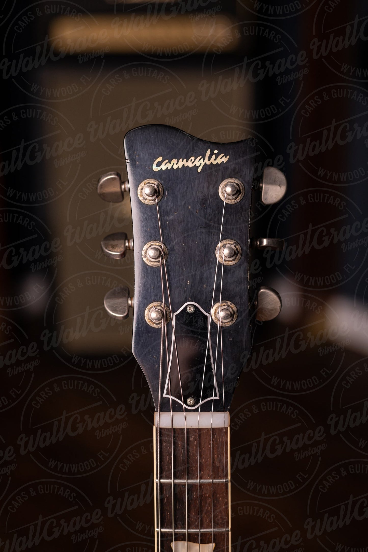 PRE ORDER | Carneglia Master Series Stallion Standard Wraparound Electric Guitar with Brazilian Rosewood - Aged Tobacco Burst