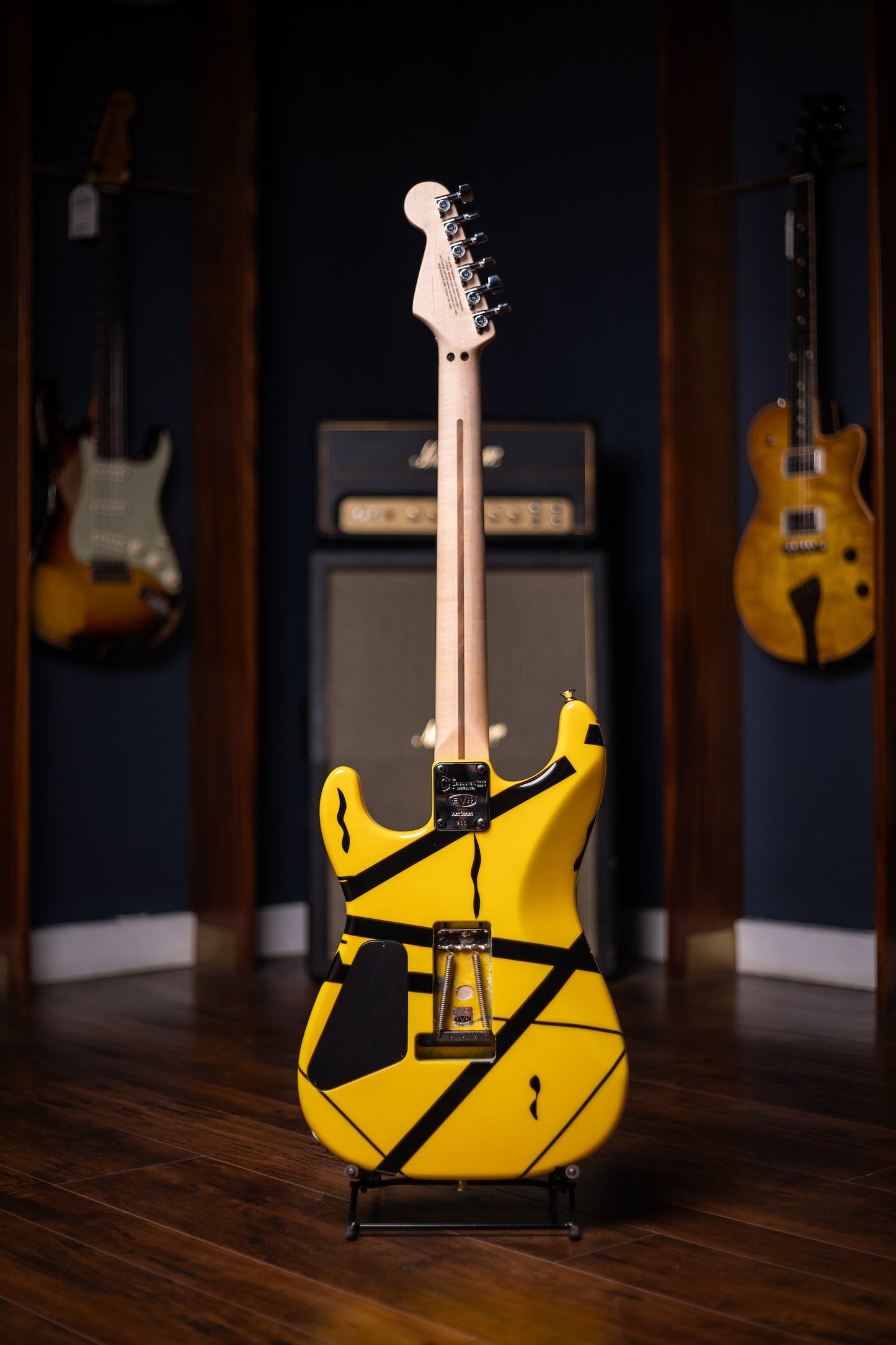 2007 Charvel EVH Striped Detroit - Yellow, Black