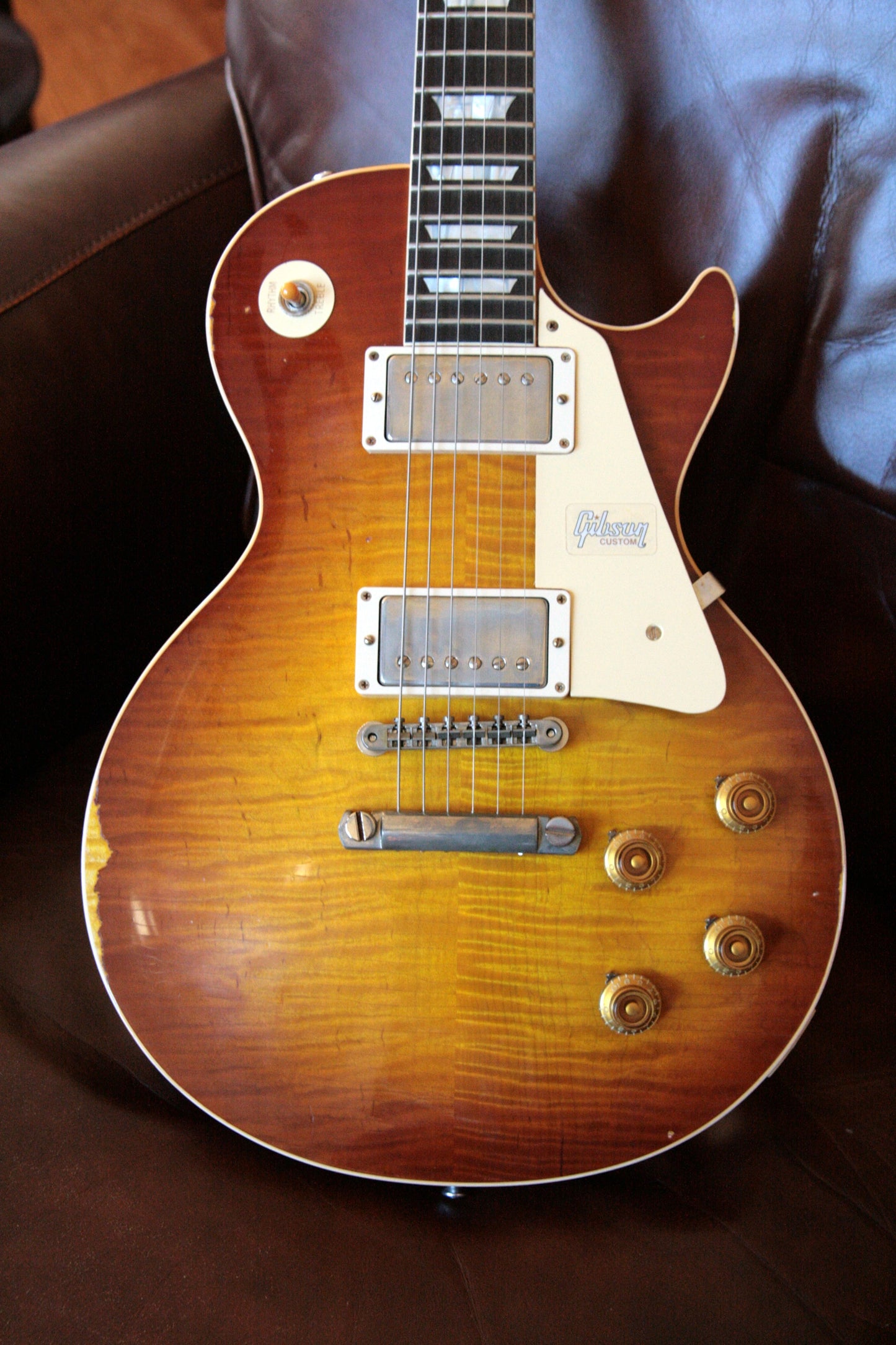 2018 Gibson 1959 HEAVY AGED Iced Tea Les Paul Reissue! R9 59 Historic Custom Shop