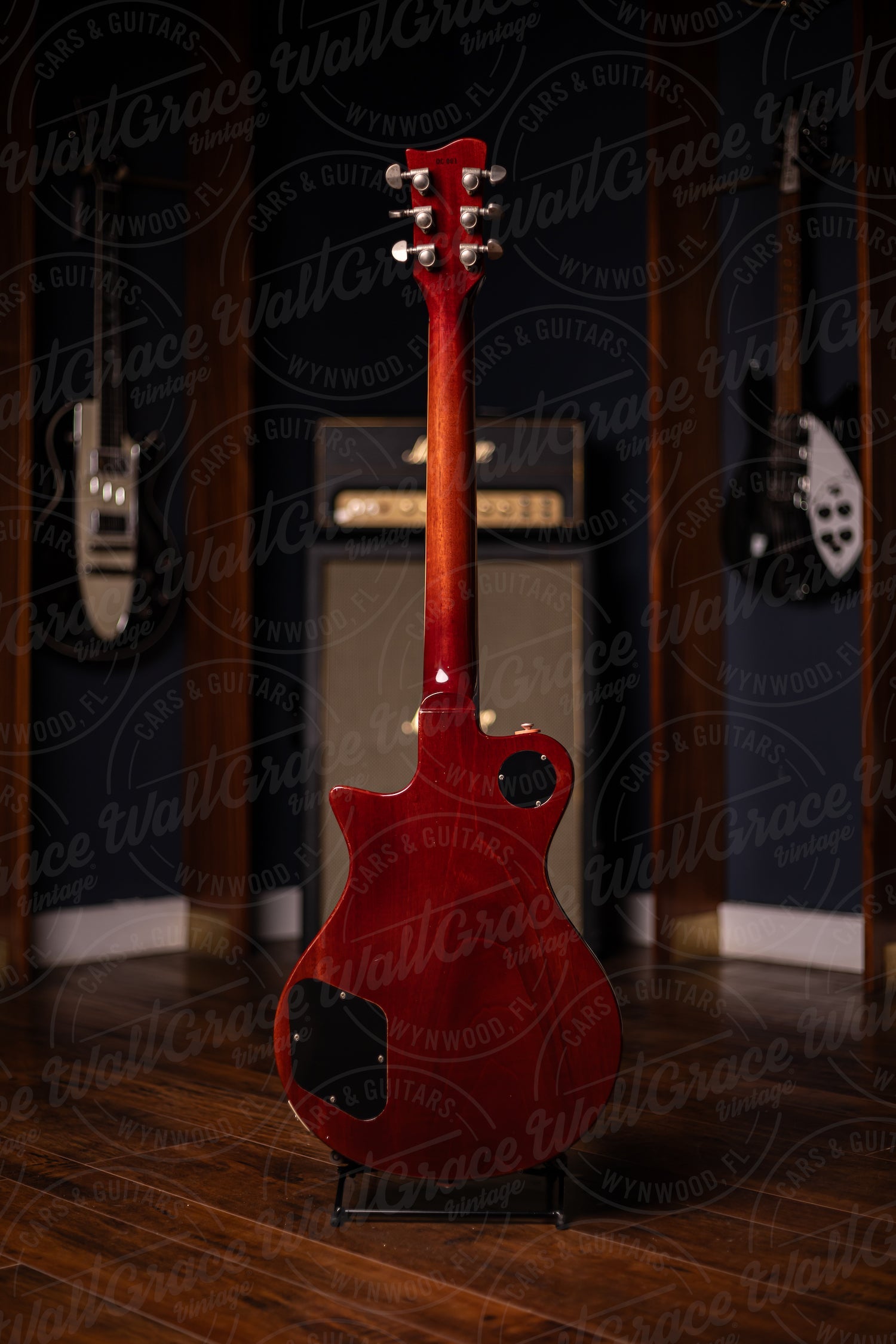 PRE ORDER | Carneglia Master Series Stallion Standard Wraparound Electric Guitar with Brazilian Rosewood - Aged Tobacco Burst