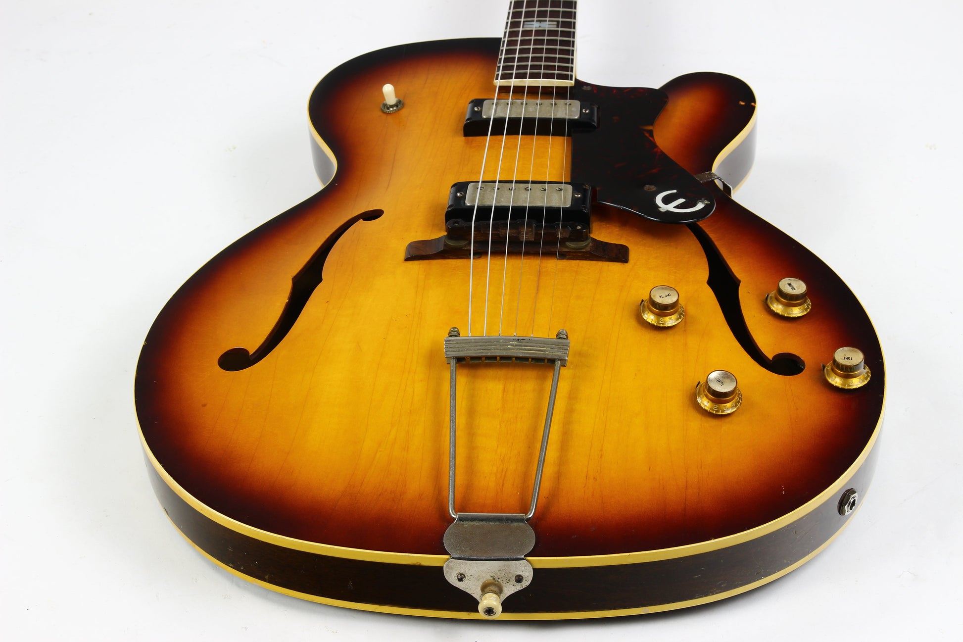 1961 Epiphone E312T Zephyr Regent w PAF Mini Humbuckers Vintage Gibson Case Thinline Hollowbody Guitar