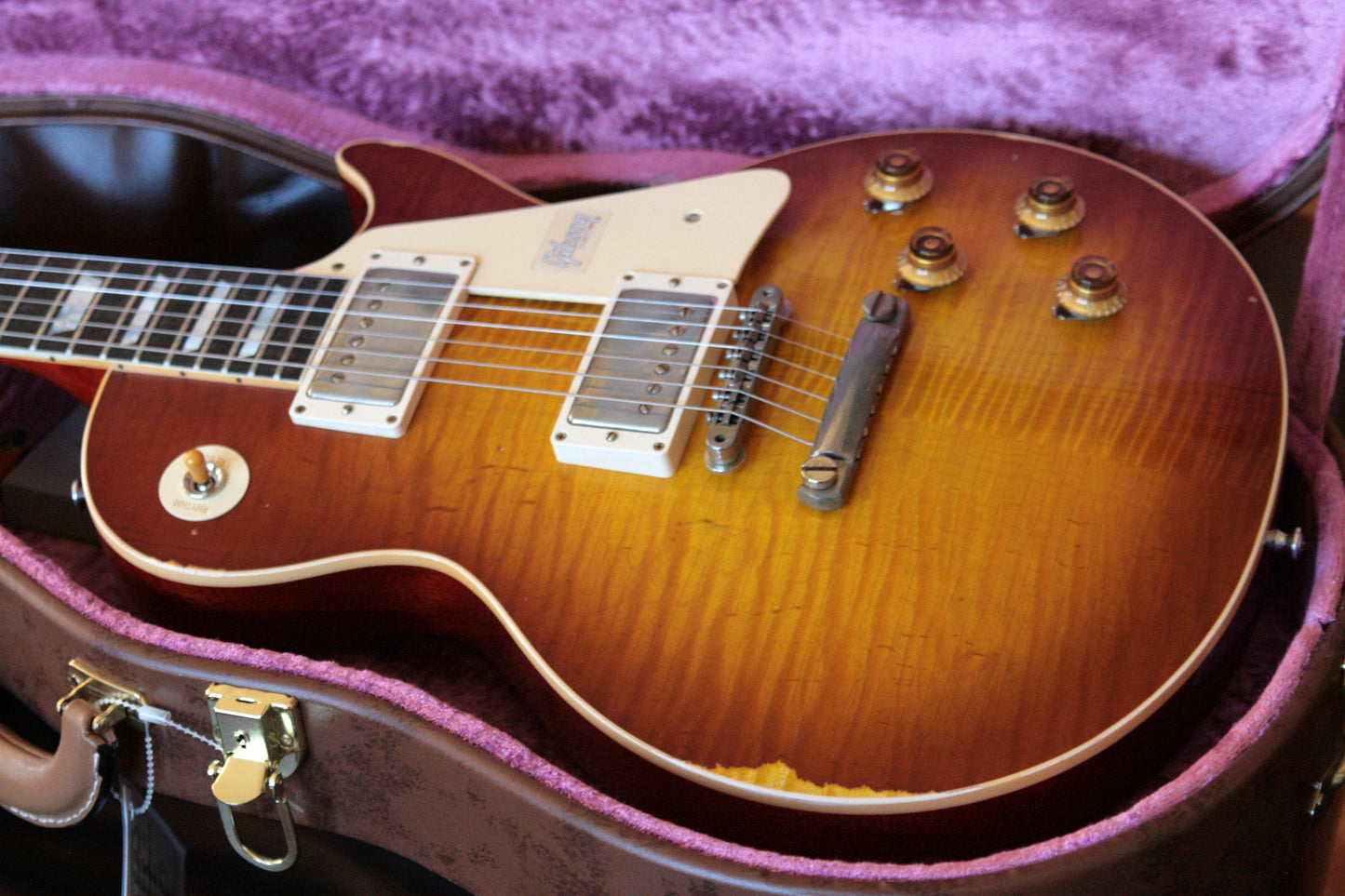 2018 Gibson 1959 HEAVY AGED Iced Tea Les Paul Reissue! R9 59 Historic Custom Shop
