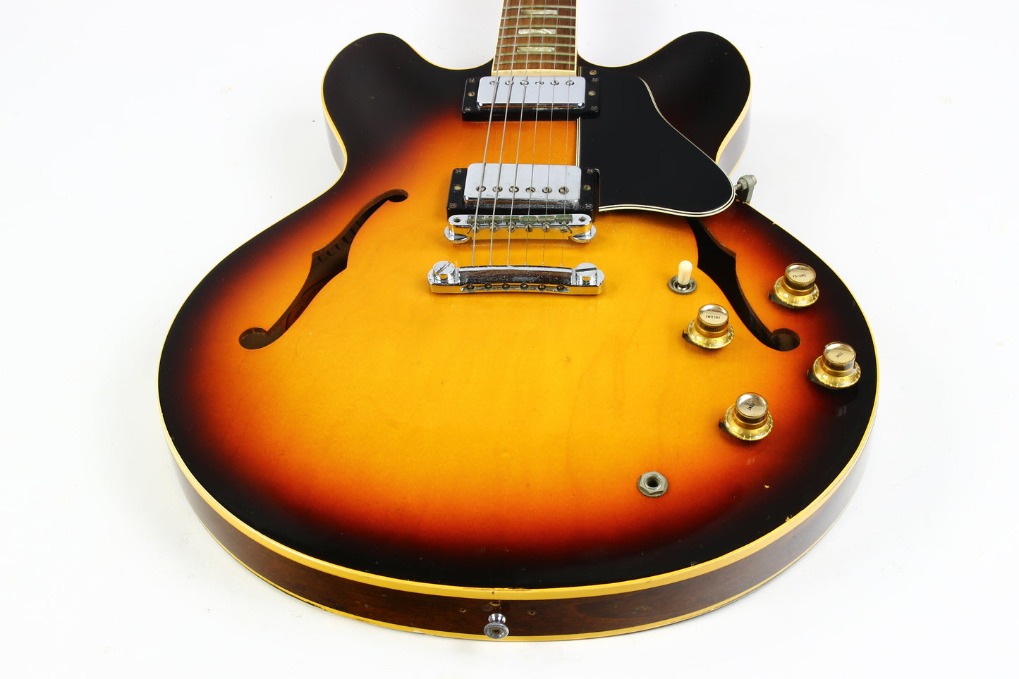 1967 Gibson ES-335 TD Sunburst Vintage Guitar Stoptail | Pat # Sticker Pickups Pre-T-Top!