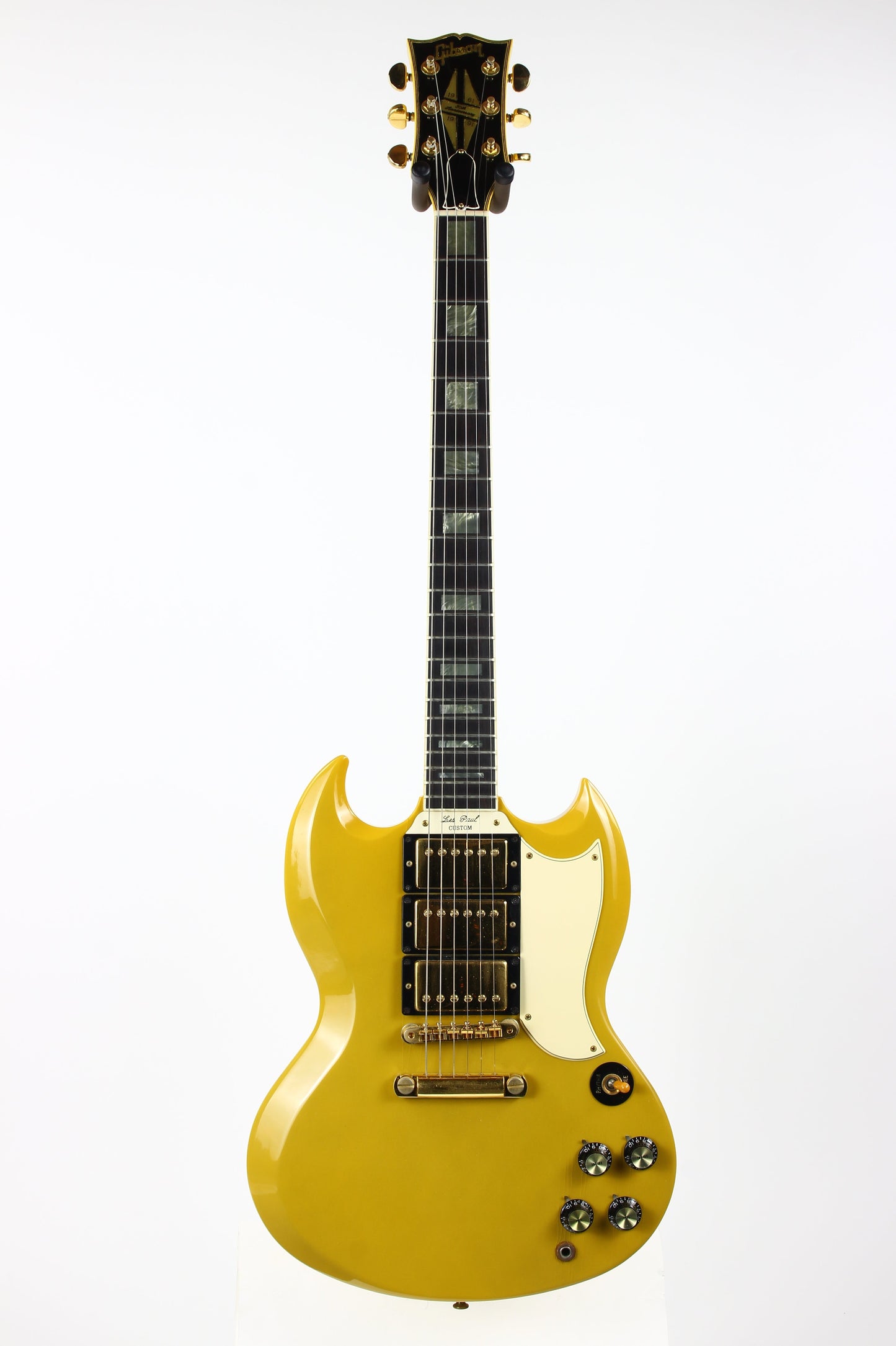 1991 Gibson 30th Anniversary SG Custom 3 Pickup Limited Edition TV Yellow