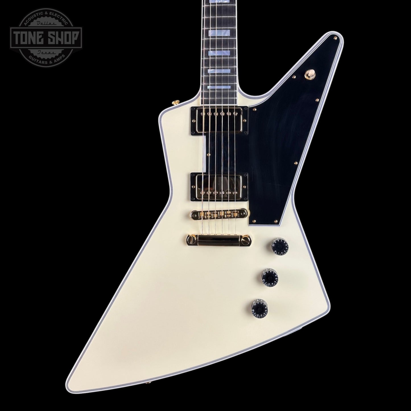 Gibson Custom Dealer Select Explorer Custom Antique Alpine White VOS w/case CS600052