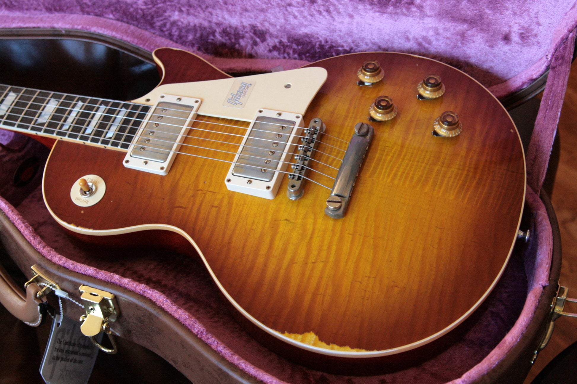 2018 Gibson 1959 HEAVY AGED Iced Tea Les Paul Reissue! R9 59 Historic Custom Shop
