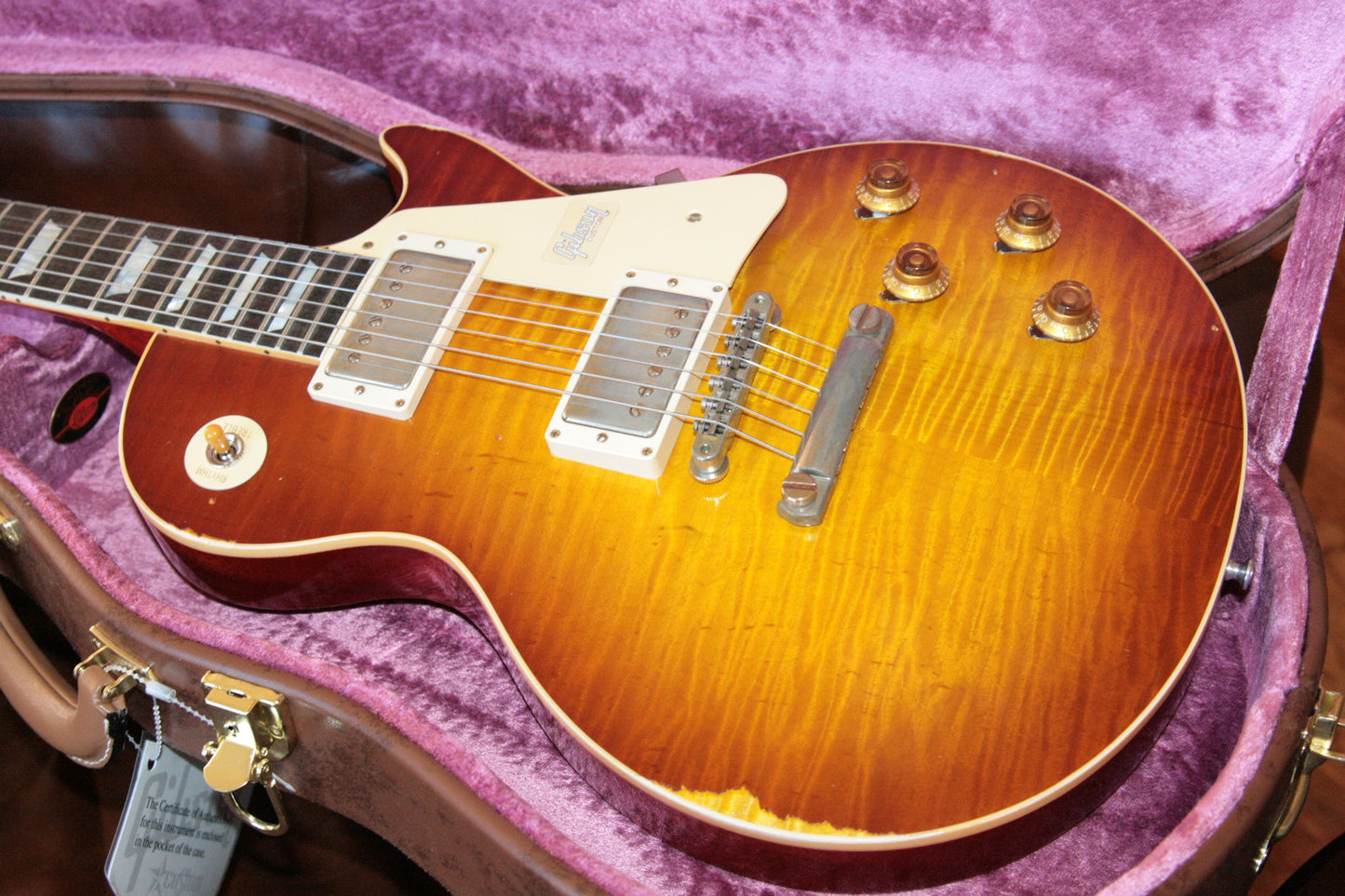 2018 Gibson 1959 HEAVY AGED Iced Tea Les Paul Reissue! R9 59 Historic Custom Shop