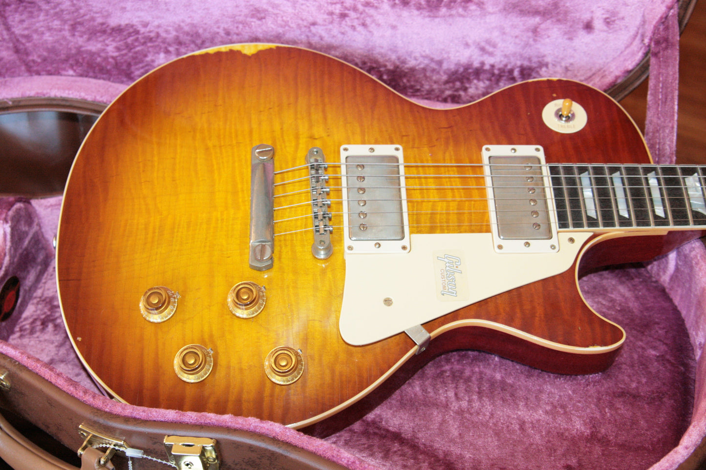 2018 Gibson 1959 HEAVY AGED Iced Tea Les Paul Reissue! R9 59 Historic Custom Shop