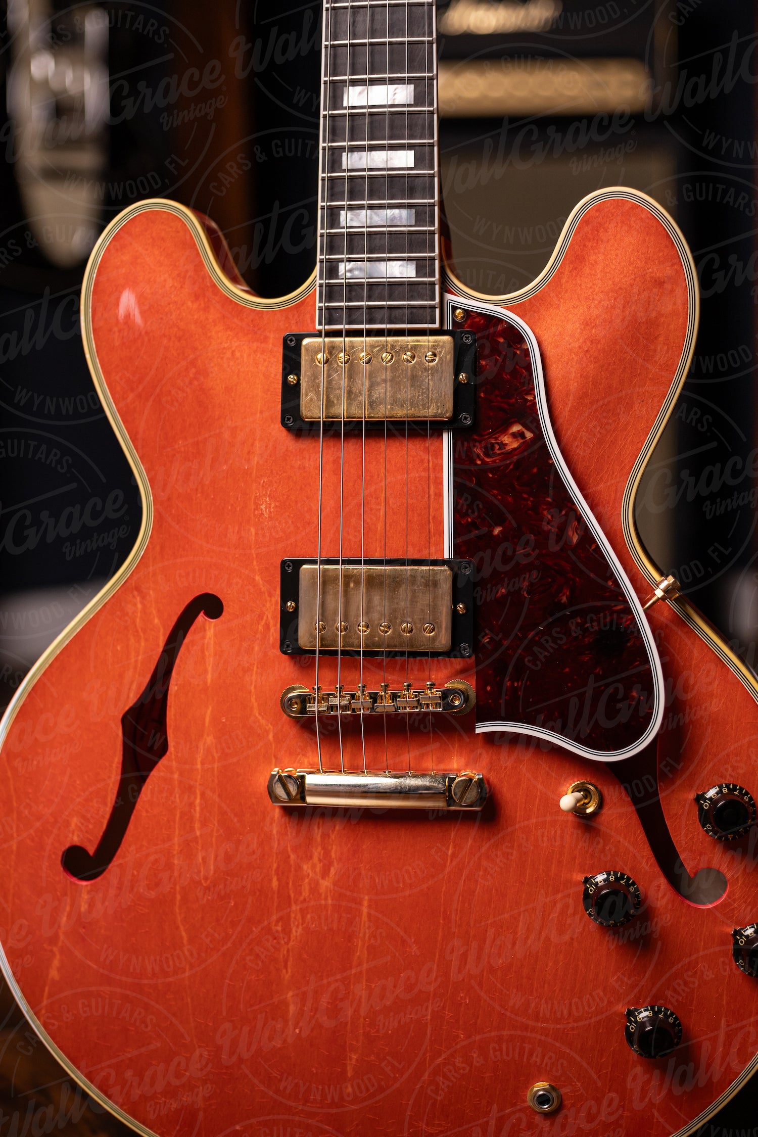 Gibson Custom Shop 1959 ES-355 Reissue Stop Bar Murphy Lab Light Aged Electric Guitar - Watermelon Red
