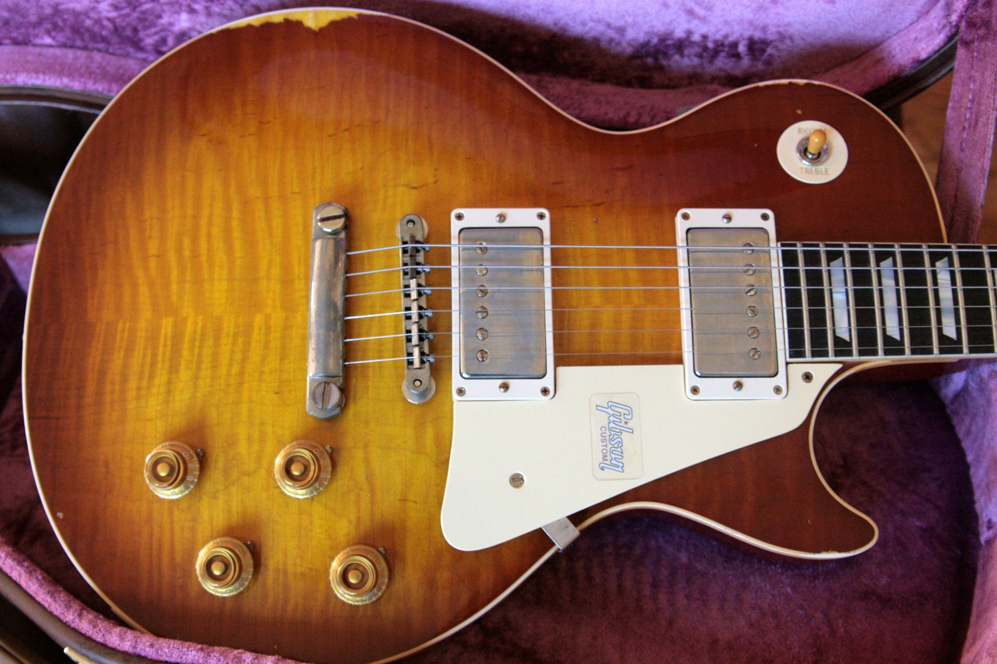 2018 Gibson 1959 HEAVY AGED Iced Tea Les Paul Reissue! R9 59 Historic Custom Shop