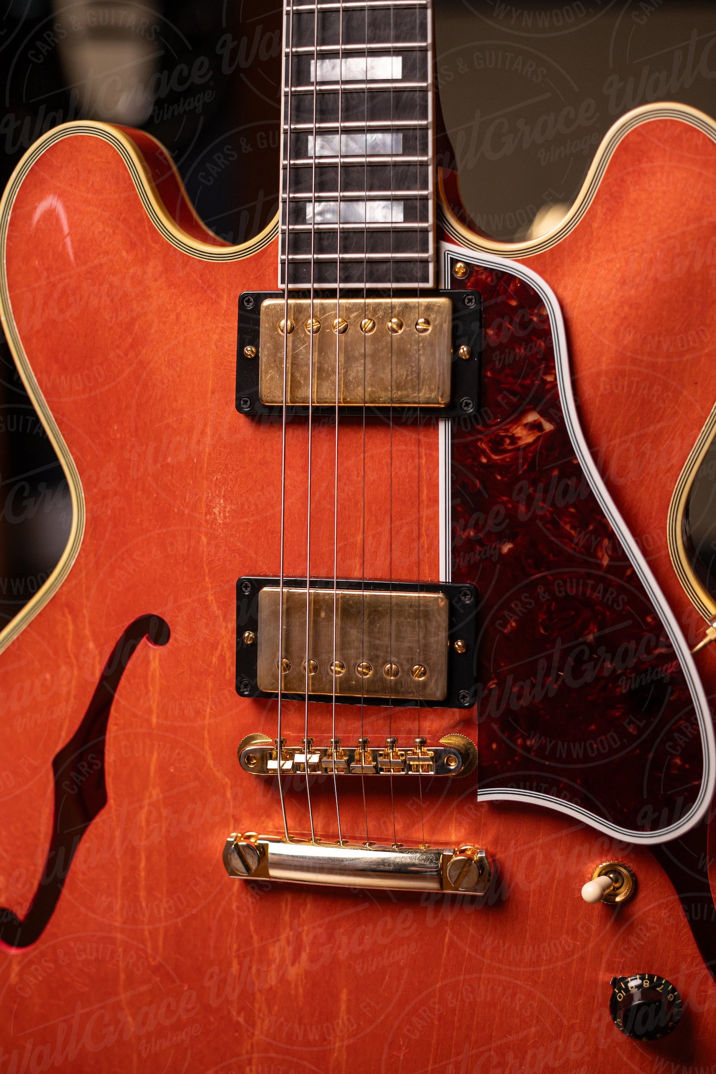 Gibson Custom Shop 1959 ES-355 Reissue Stop Bar Murphy Lab Light Aged Electric Guitar - Watermelon Red