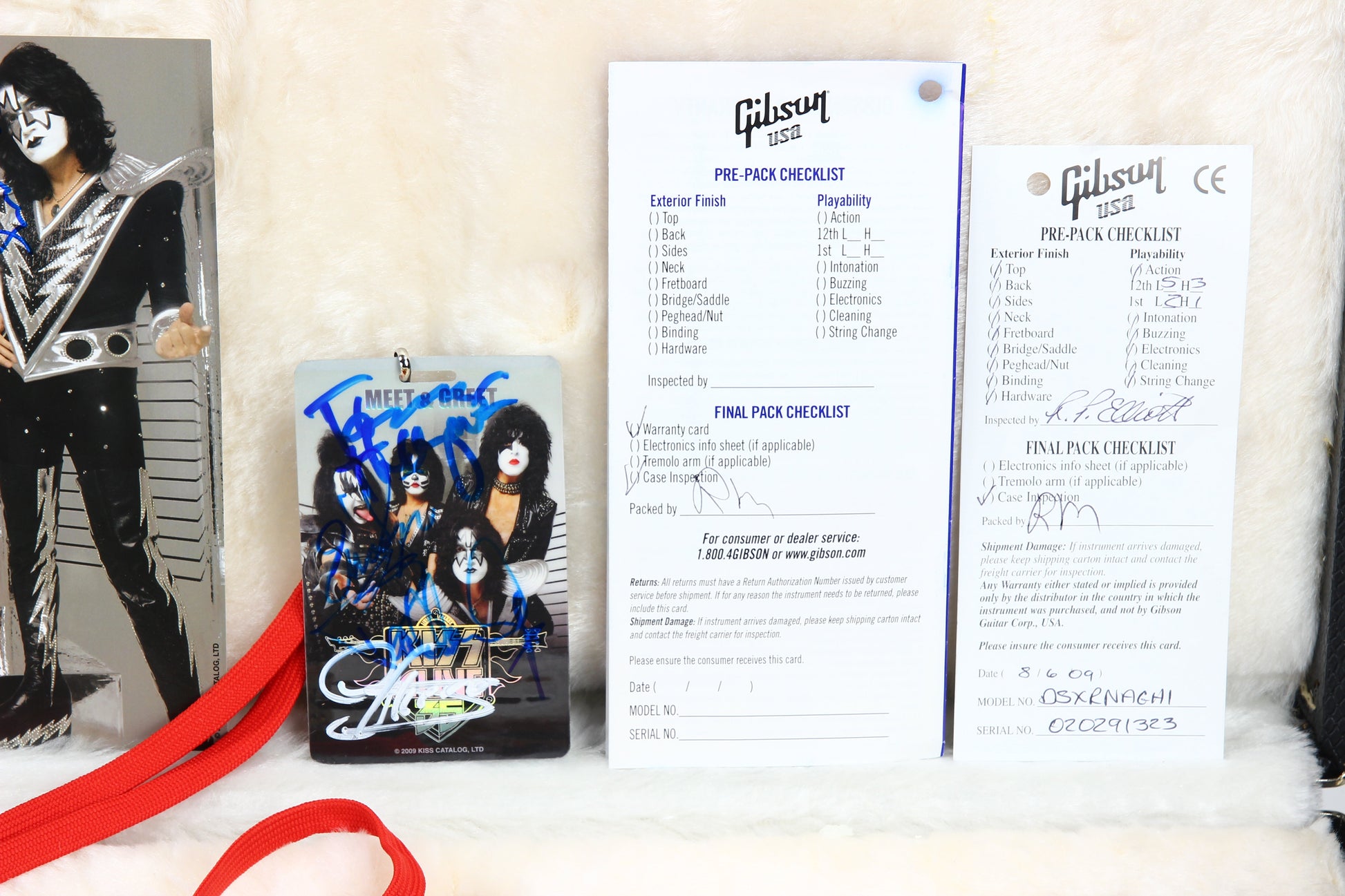 SIGNED BY KISS! 2009 Gibson '76 Reissue Explorer - Paul Stanley, Gene Simmons, Tommy Thayer, Eric Singer Autographs - Kiss Alive 35 Tour!