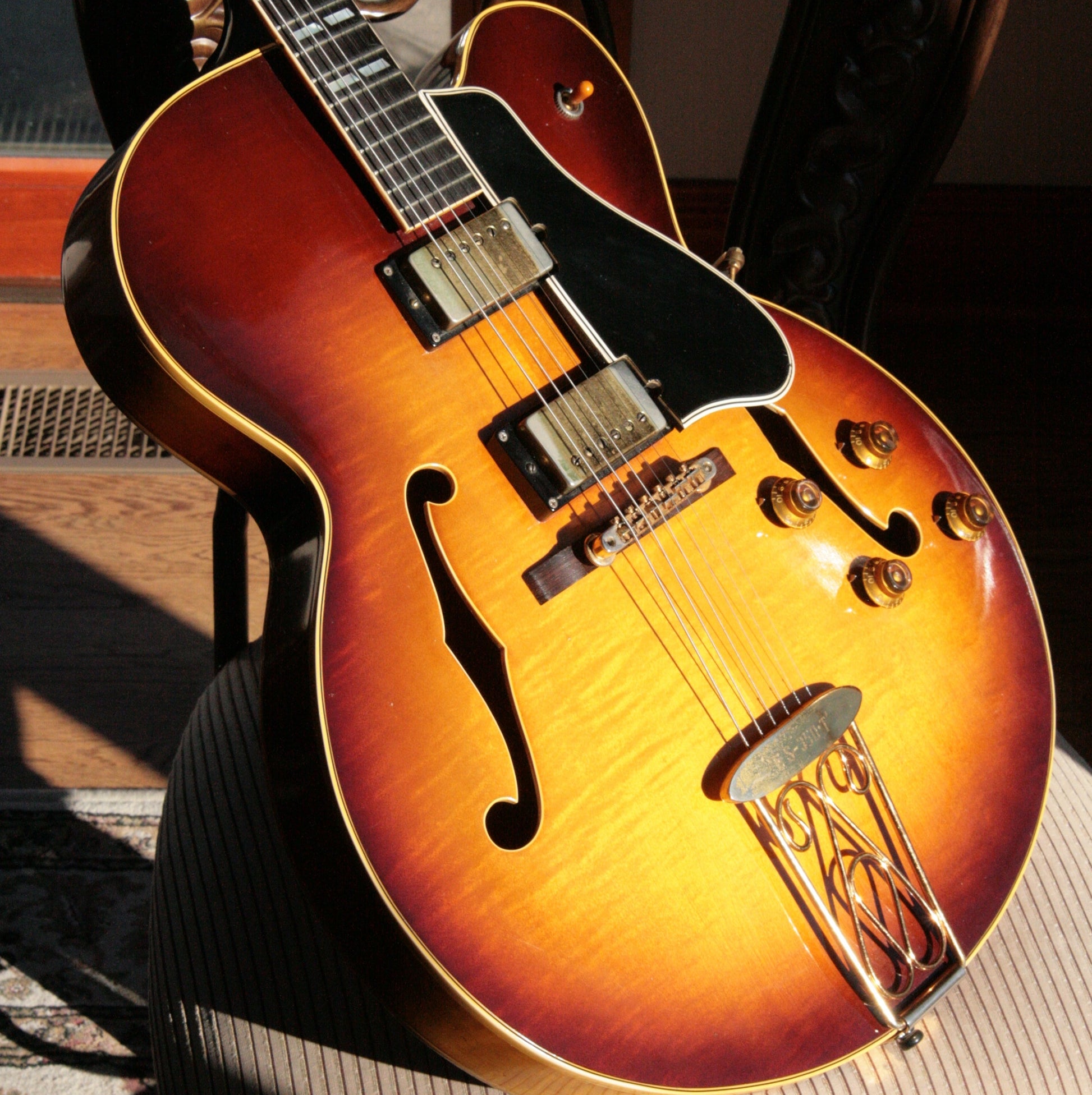 1957 Gibson ES-350T Sunburst! 2 PAF's, Sunburst, Light Flametop! Byrdland 335 355 345