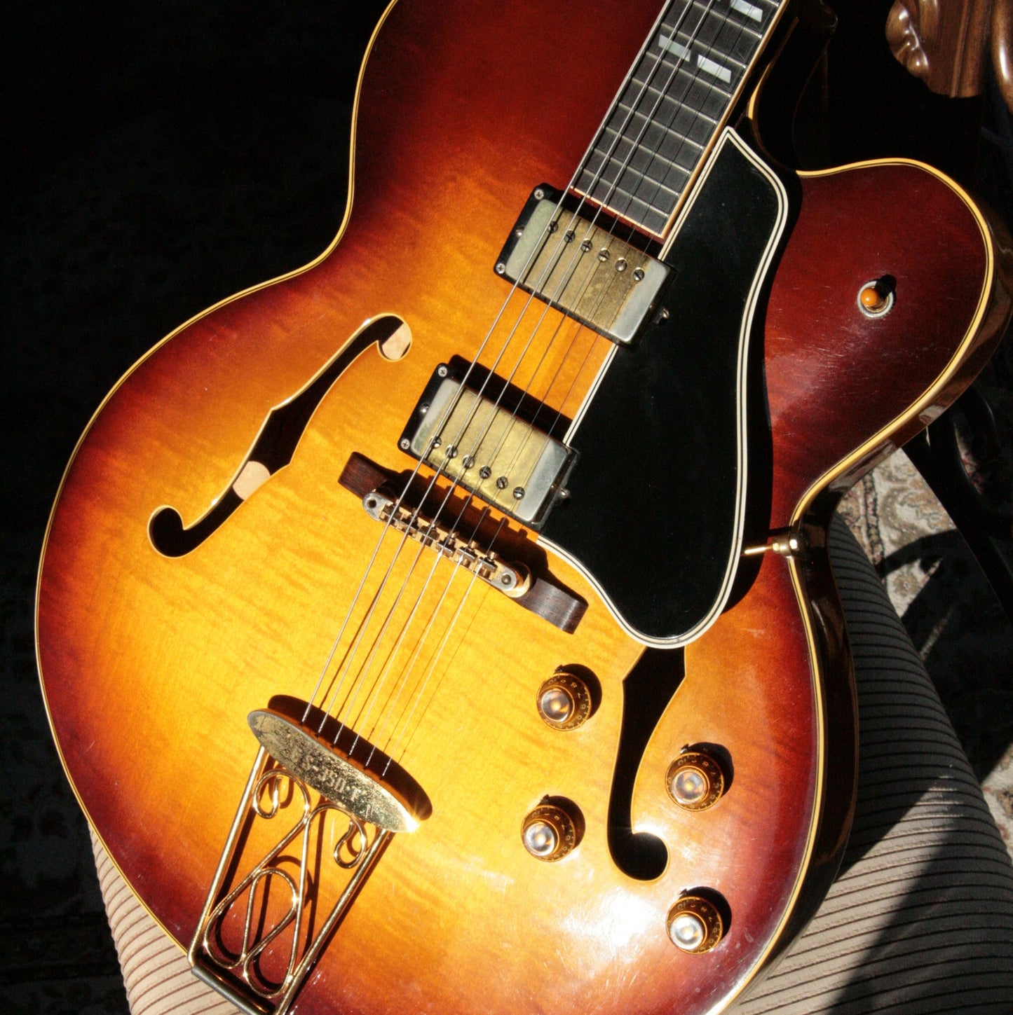 1957 Gibson ES-350T Sunburst! 2 PAF's, Sunburst, Light Flametop! Byrdland 335 355 345