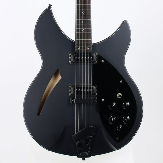 2016 Rickenbacker 360 Noir Limited Edition Matte Black Checkerboard Binding