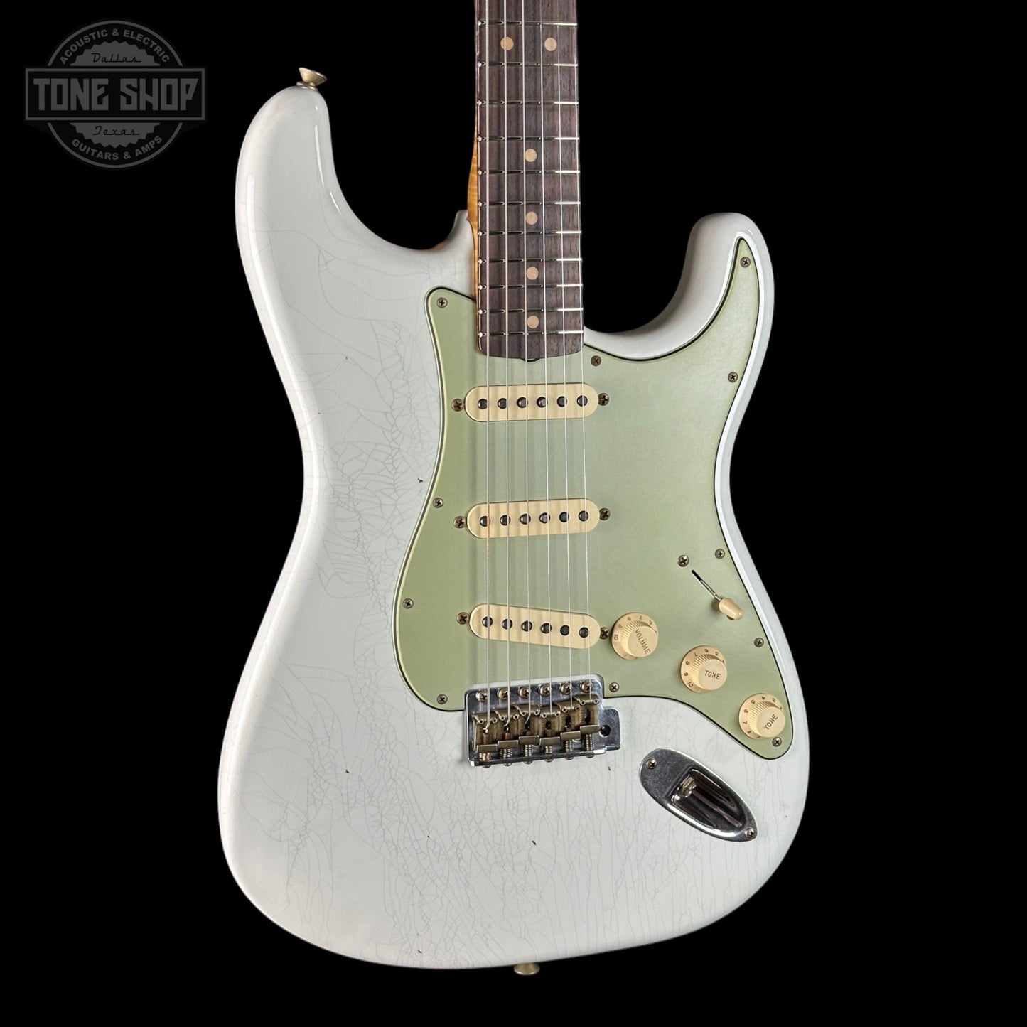 Fender Custom Shop TSG Exclusive ’63 Stratocaster Chambered Olympic White Journeyman Relic w/case CZ589260