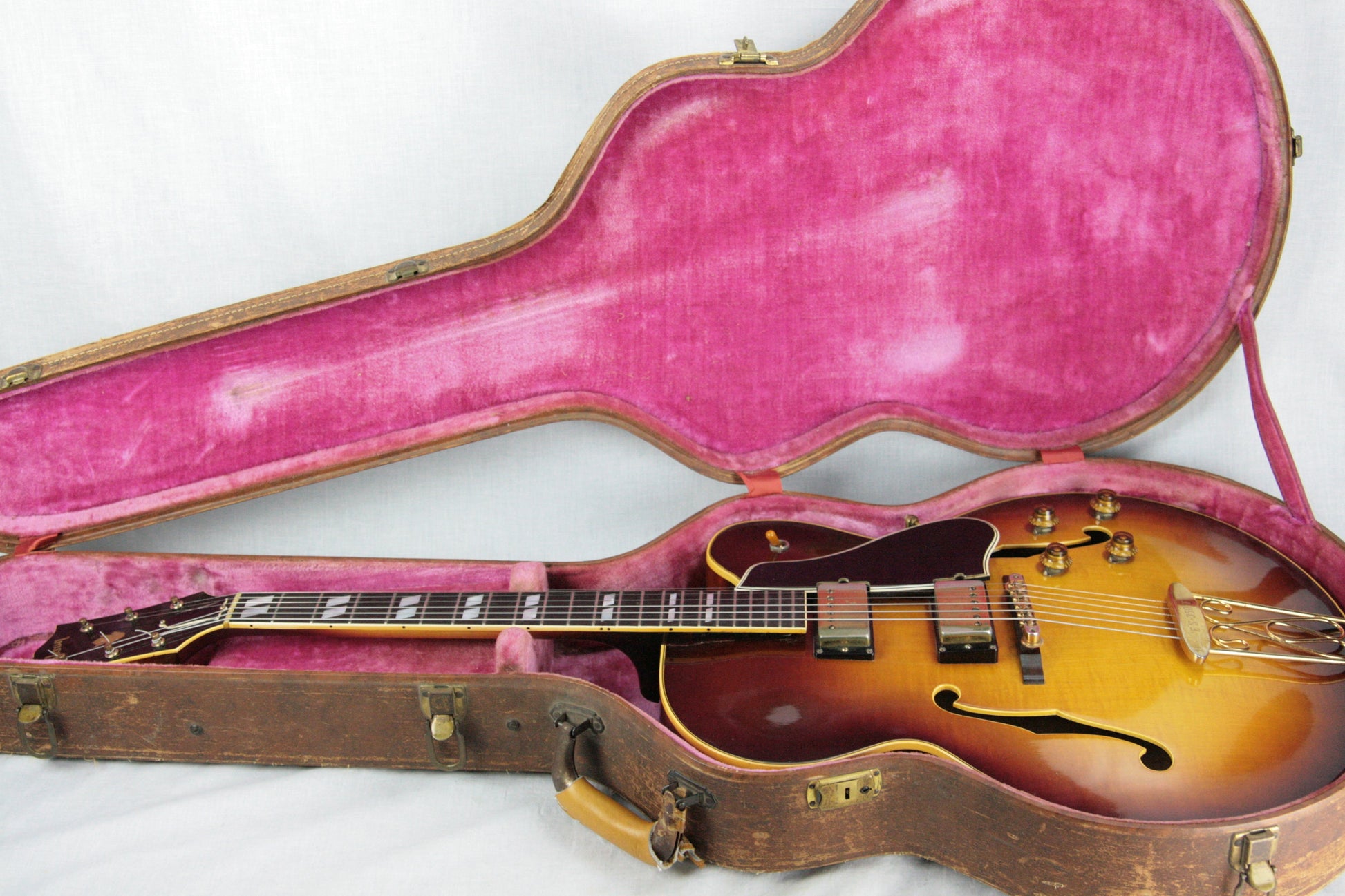 1957 Gibson ES-350T Sunburst! 2 PAF's, Sunburst, Light Flametop! Byrdland 335 355 345