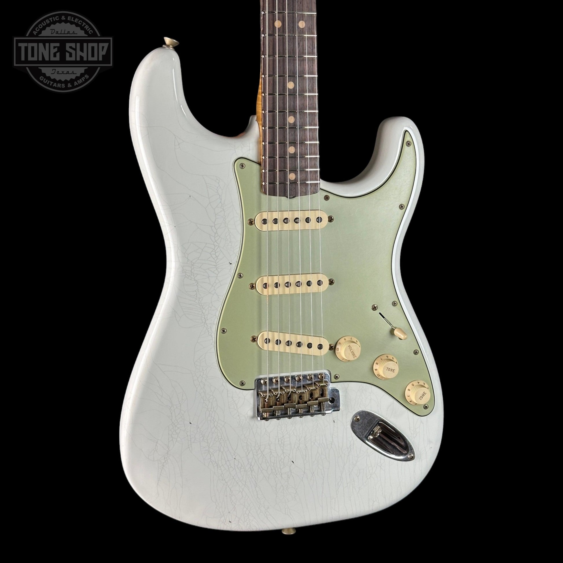 Fender Custom Shop TSG Exclusive ’63 Stratocaster Chambered Olympic White Journeyman Relic w/case CZ589260
