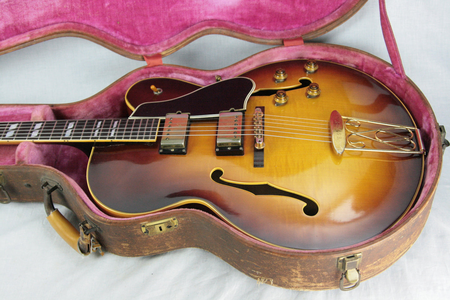 1957 Gibson ES-350T Sunburst! 2 PAF's, Sunburst, Light Flametop! Byrdland 335 355 345