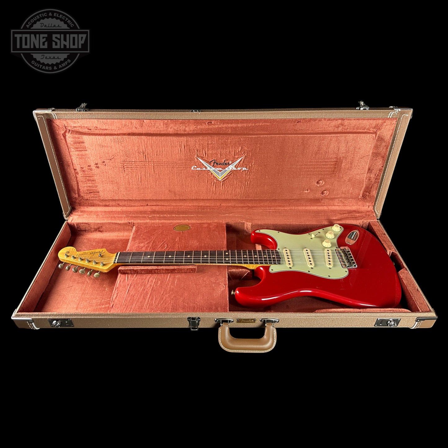 Fender Custom Shop TSG Exclusive ’63 Stratocaster Chambered Seminole Red Journeyman Relic w/case CZ588966