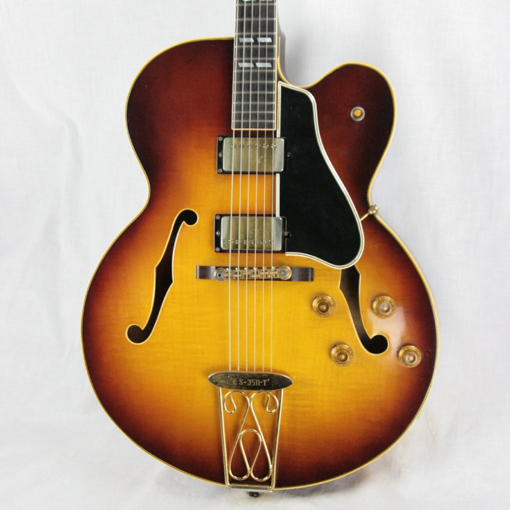 1957 Gibson ES-350T Sunburst! 2 PAF's, Sunburst, Light Flametop! Byrdland 335 355 345