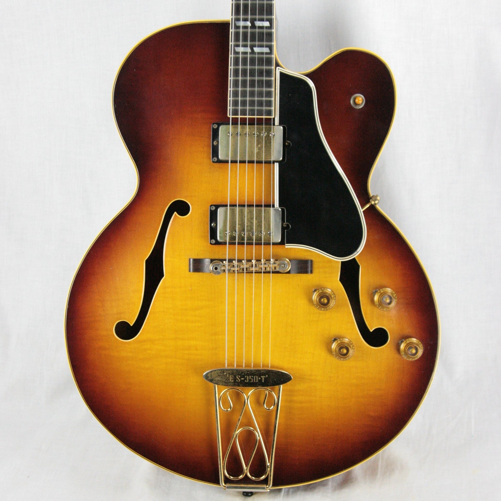 1957 Gibson ES-350T Sunburst! 2 PAF's, Sunburst, Light Flametop! Byrdland 335 355 345