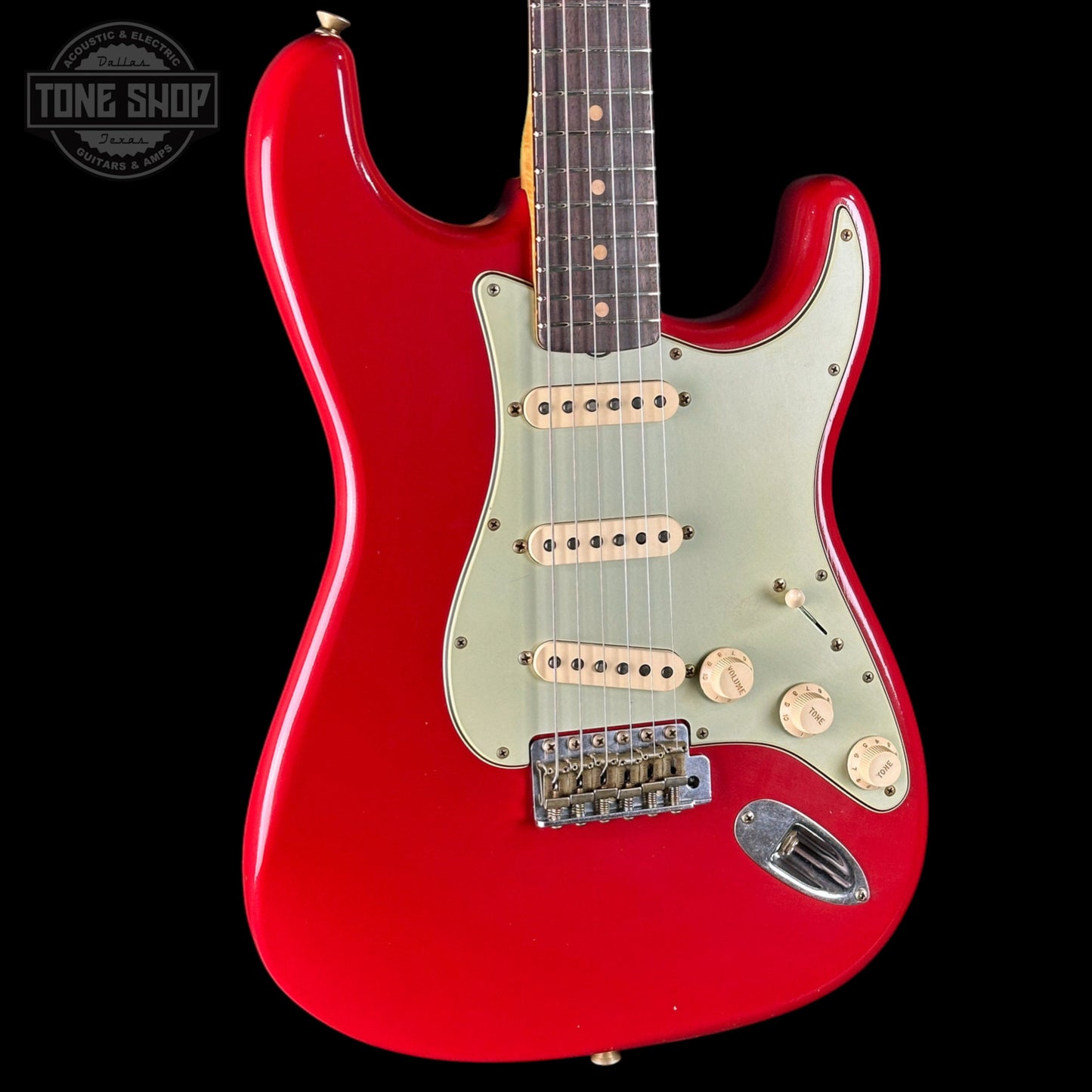 Fender Custom Shop TSG Exclusive ’63 Stratocaster Chambered Seminole Red Journeyman Relic w/case CZ588966