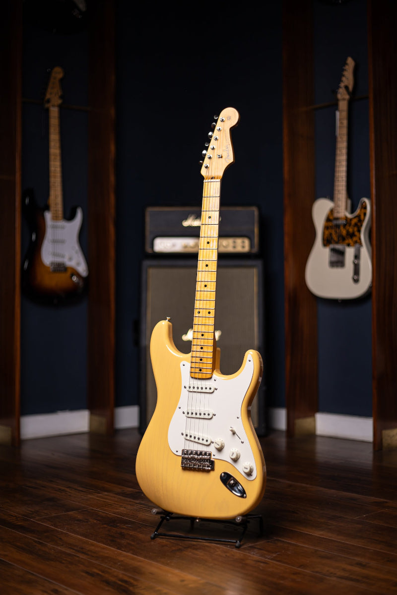 2018 Fender Custom Shop Wildwood 10 Dealer Select 1955 Stratocaster Electric Guitar - NoCaster Blonde