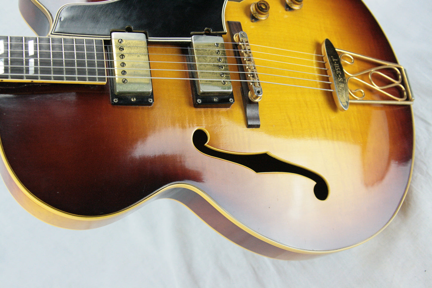 1957 Gibson ES-350T Sunburst! 2 PAF's, Sunburst, Light Flametop! Byrdland 335 355 345