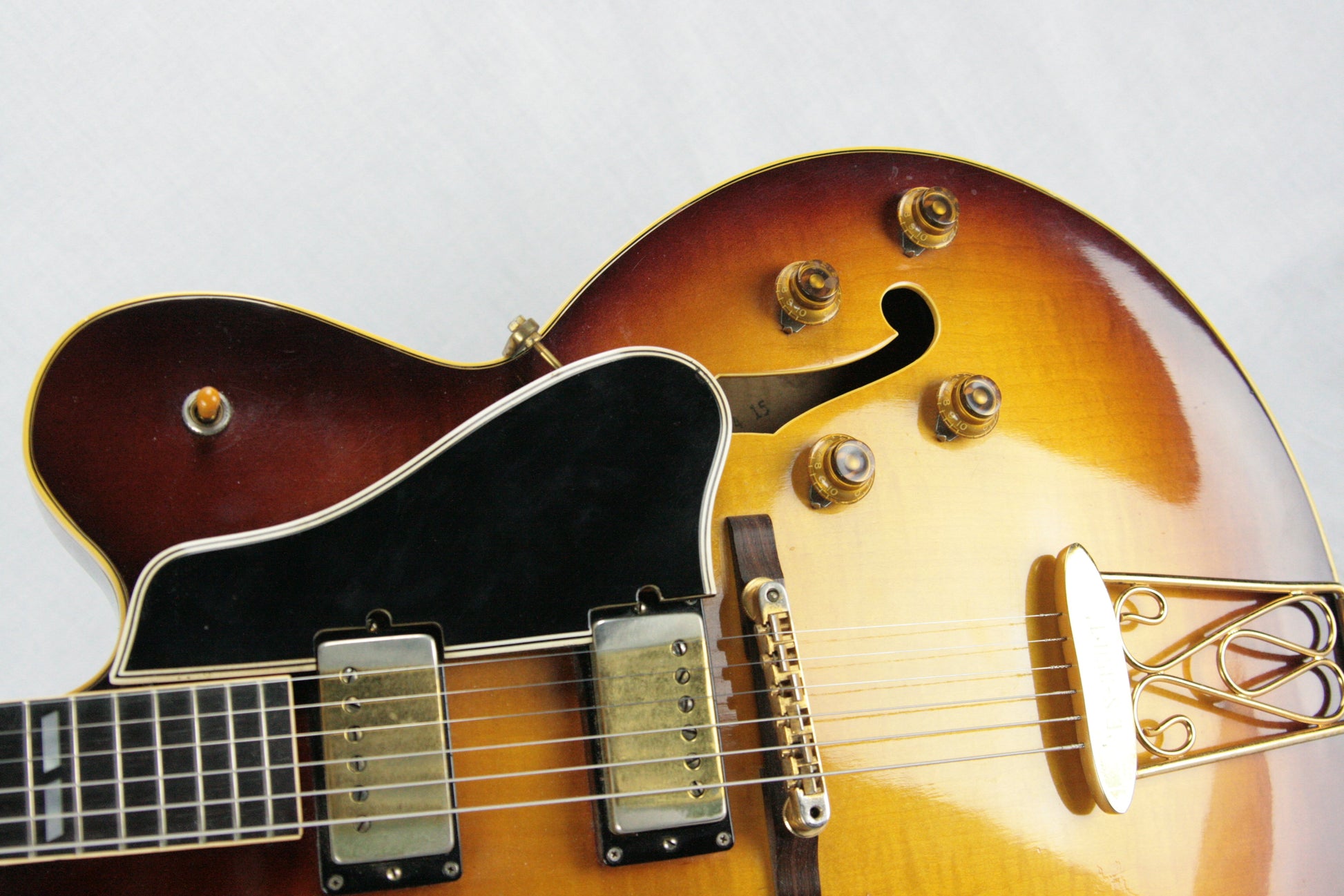 1957 Gibson ES-350T Sunburst! 2 PAF's, Sunburst, Light Flametop! Byrdland 335 355 345