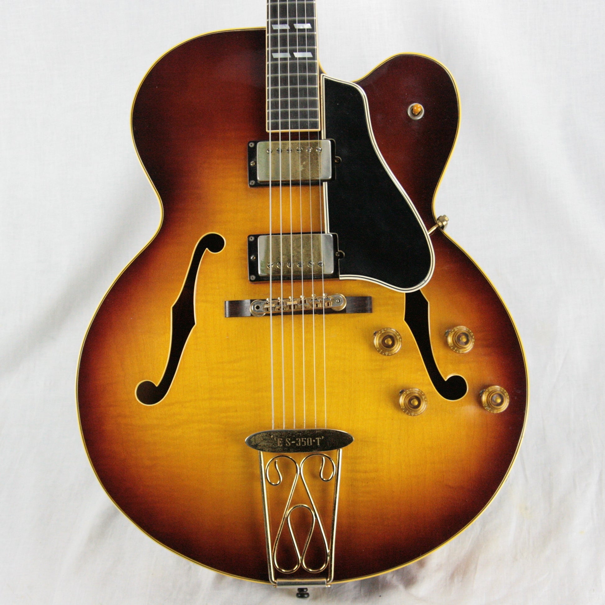 1957 Gibson ES-350T Sunburst! 2 PAF's, Sunburst, Light Flametop! Byrdland 335 355 345