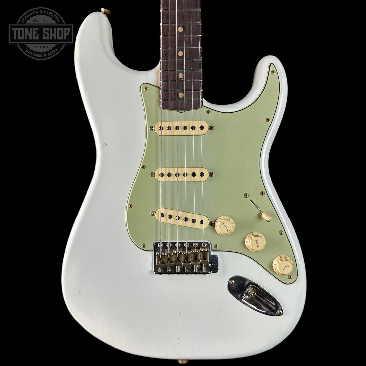 Fender Custom Shop TSG Exclusive ’63 Stratocaster Chambered Olympic White Journeyman Relic w/case CZ589278