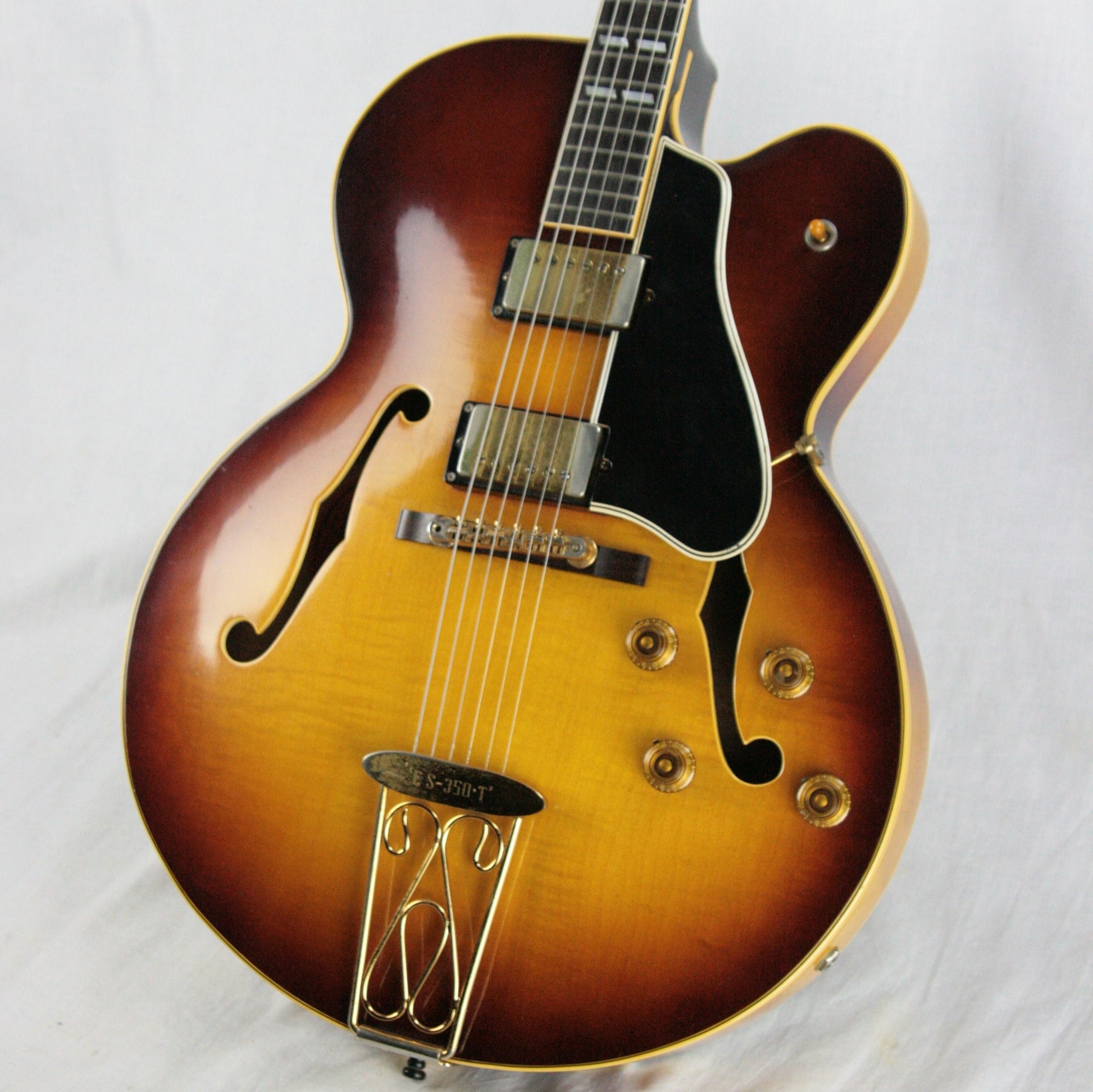 1957 Gibson ES-350T Sunburst! 2 PAF's, Sunburst, Light Flametop! Byrdland 335 355 345