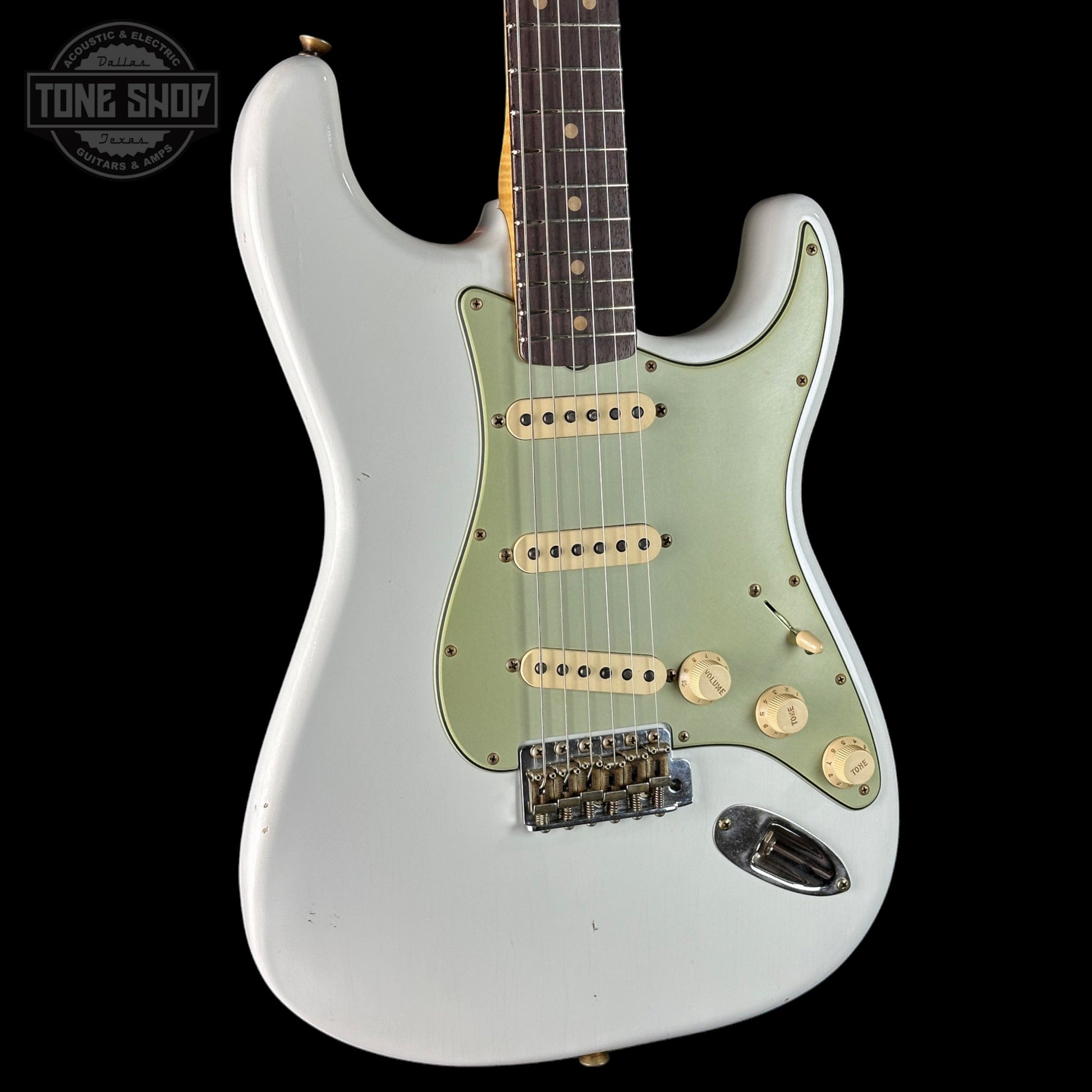 Fender Custom Shop TSG Exclusive ’63 Stratocaster Chambered Olympic White Journeyman Relic w/case CZ589278