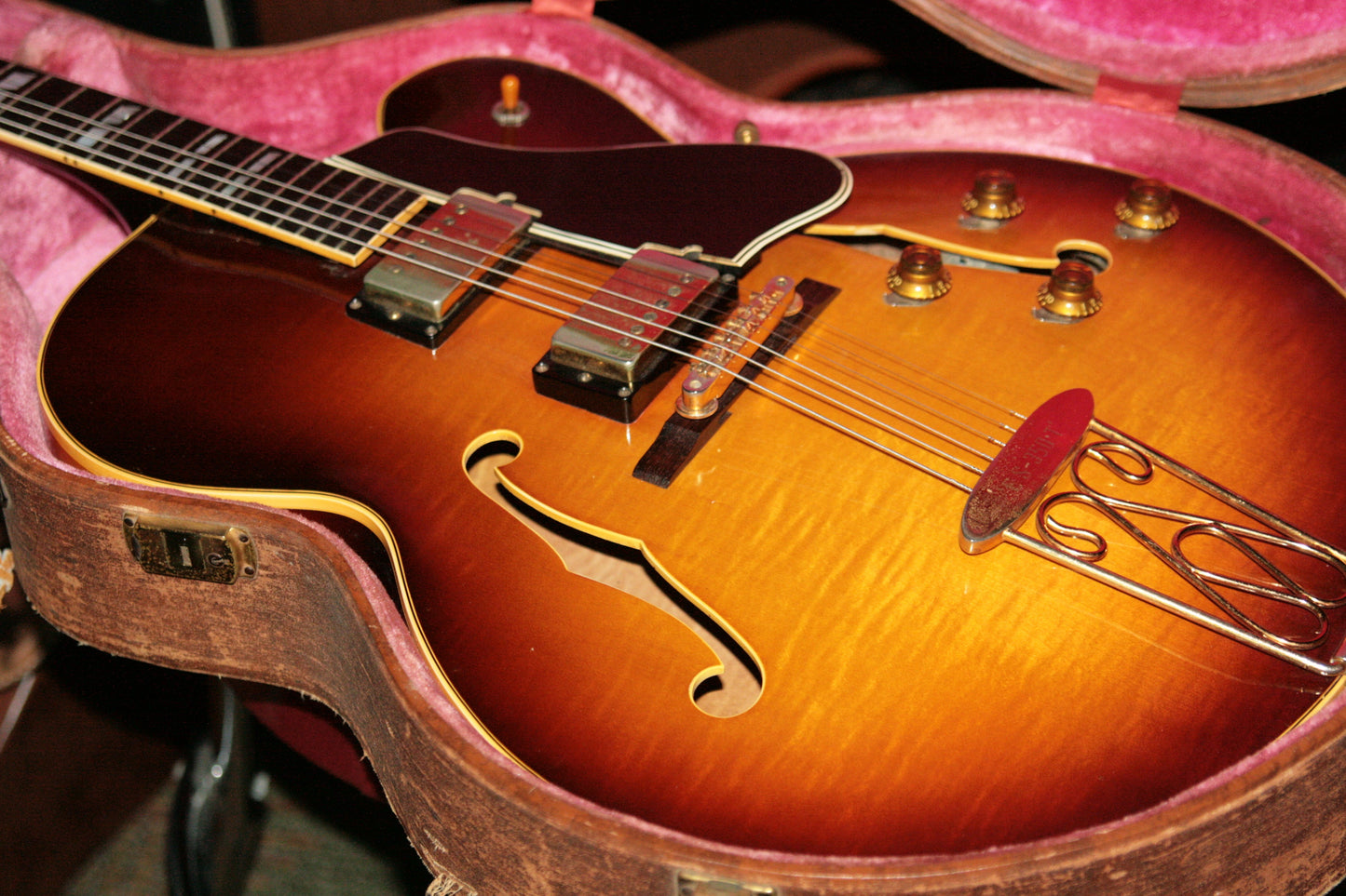 1957 Gibson ES-350T Sunburst! 2 PAF's, Sunburst, Light Flametop! Byrdland 335 355 345