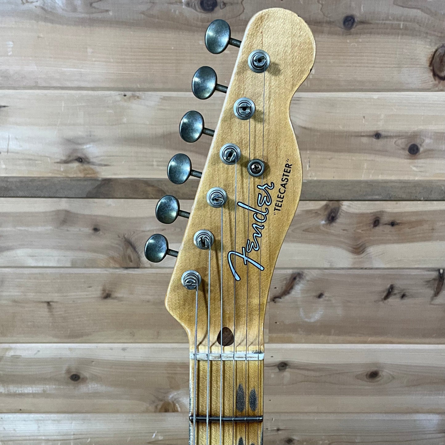 Fender Custom Shop 1954 Telecaster Electric Guitar - Aged Nocaster Blonde