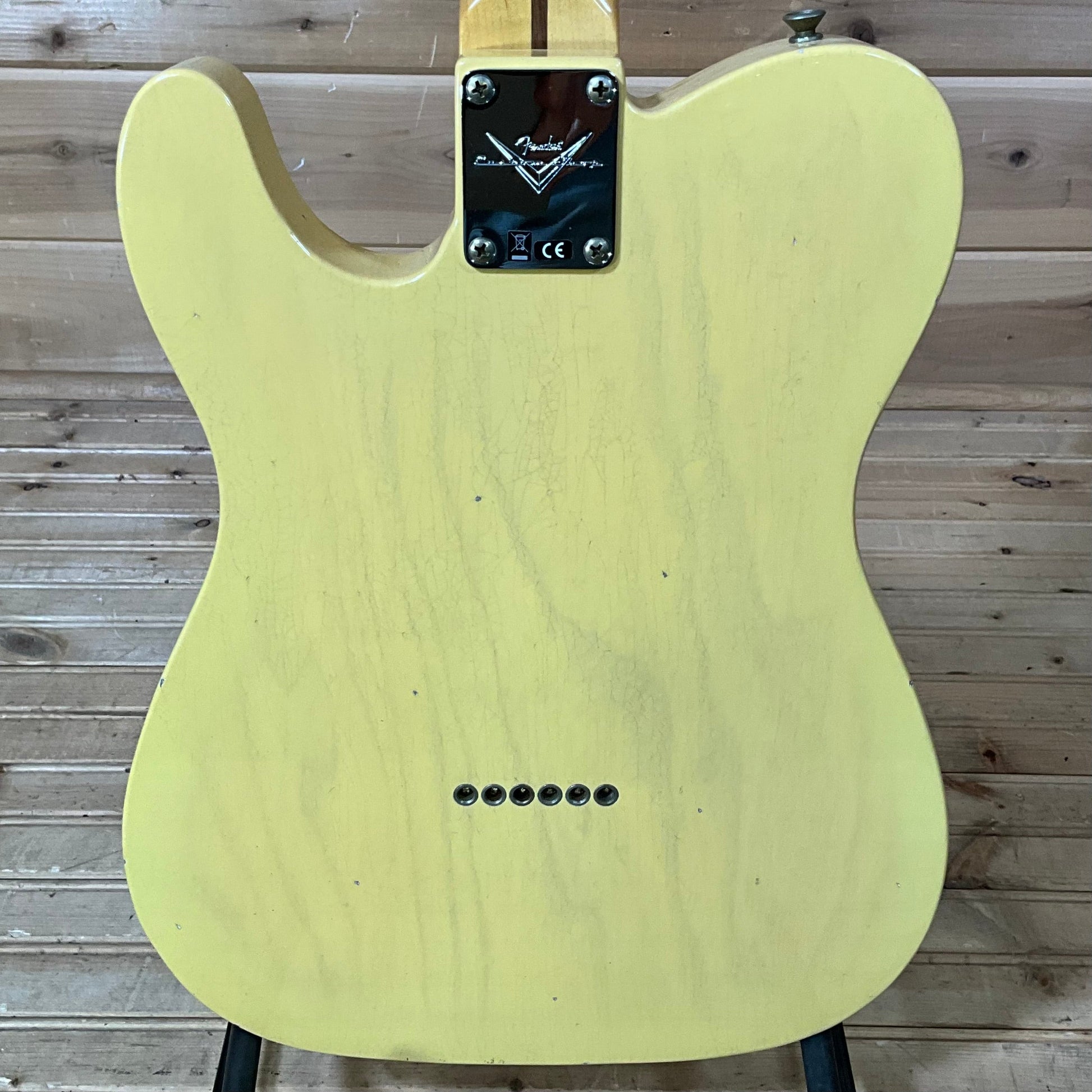 Fender Custom Shop 1954 Telecaster Electric Guitar - Aged Nocaster Blonde