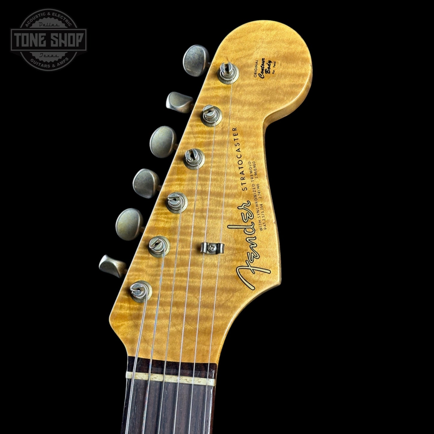 Fender Custom Shop TSG Exclusive ’63 Stratocaster Chambered Black Journeyman Relic w/case CZ589046