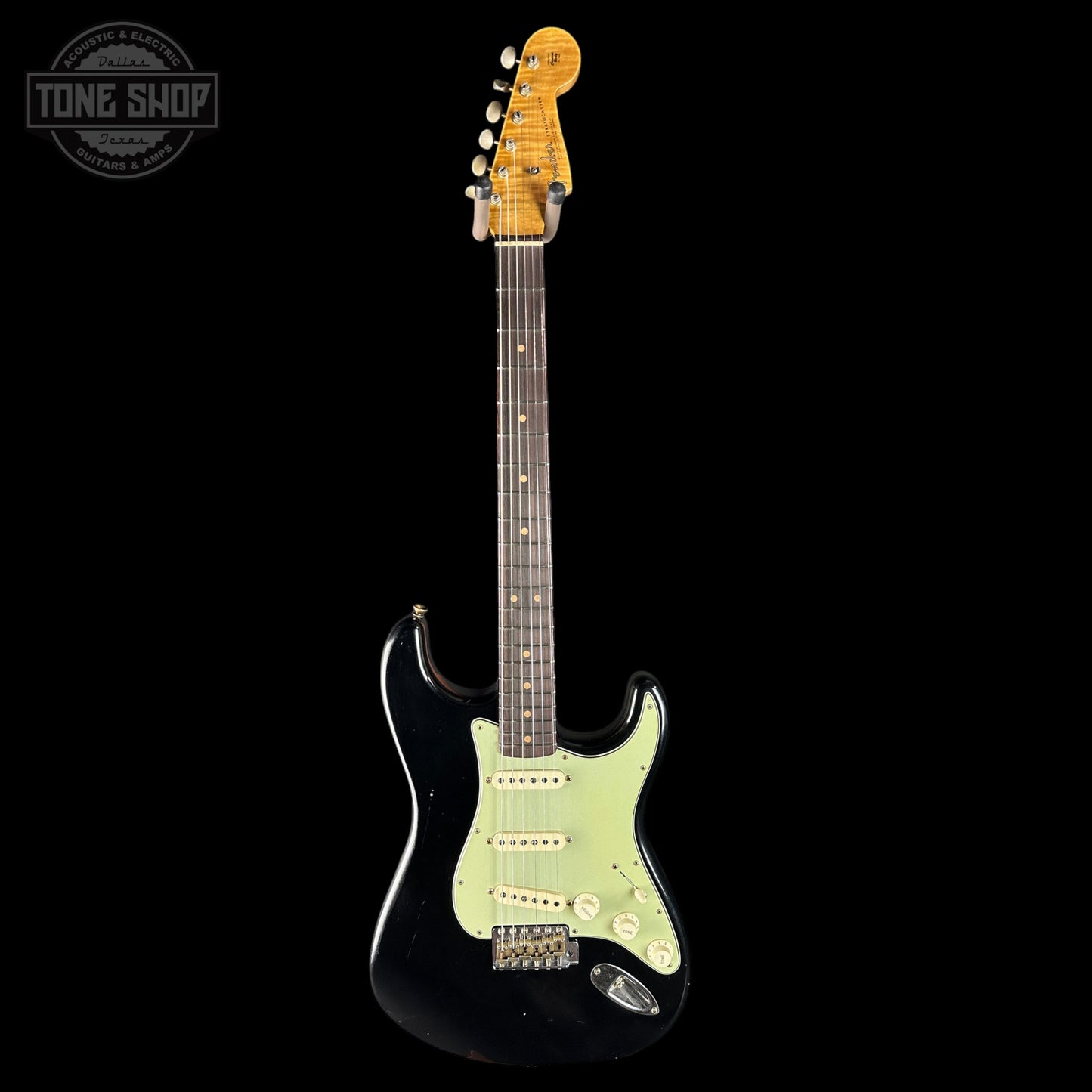 Fender Custom Shop TSG Exclusive ’63 Stratocaster Chambered Black Journeyman Relic w/case CZ589046