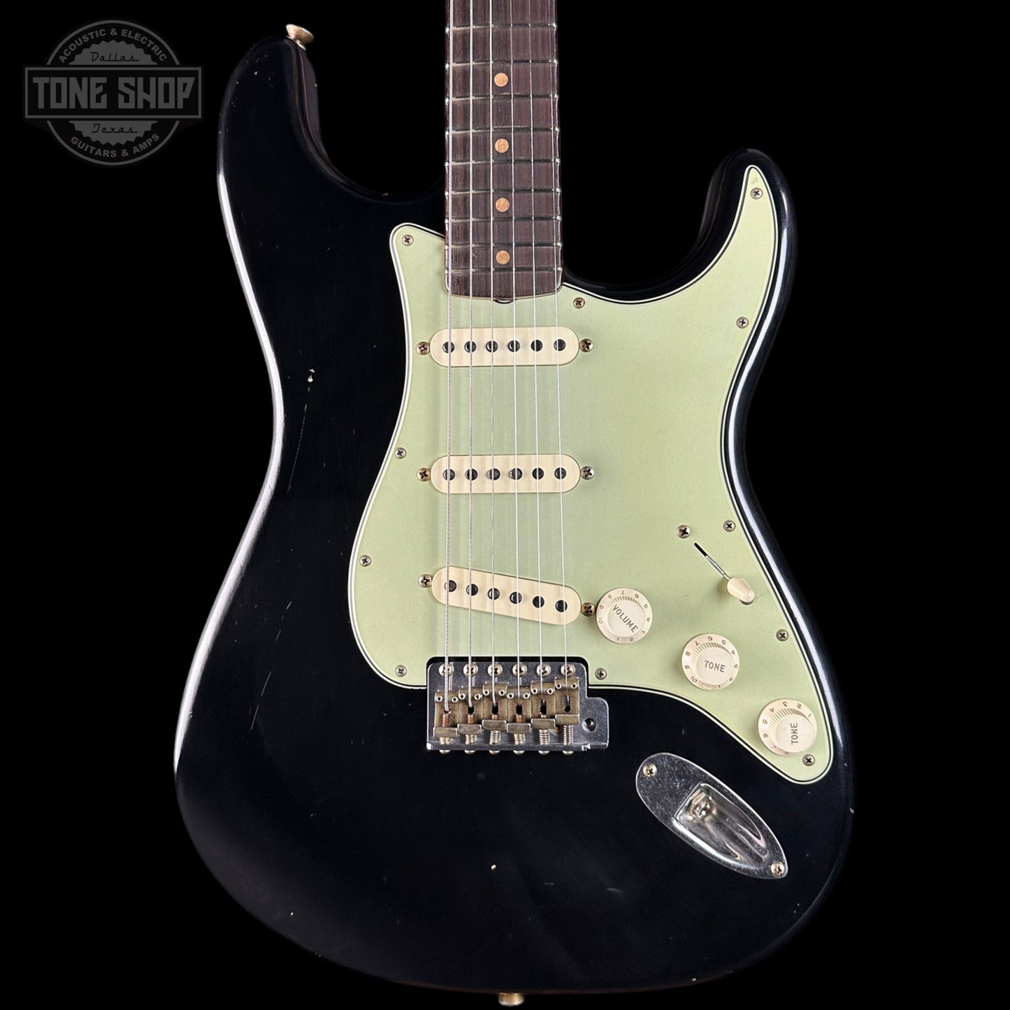 Fender Custom Shop TSG Exclusive ’63 Stratocaster Chambered Black Journeyman Relic w/case CZ589046