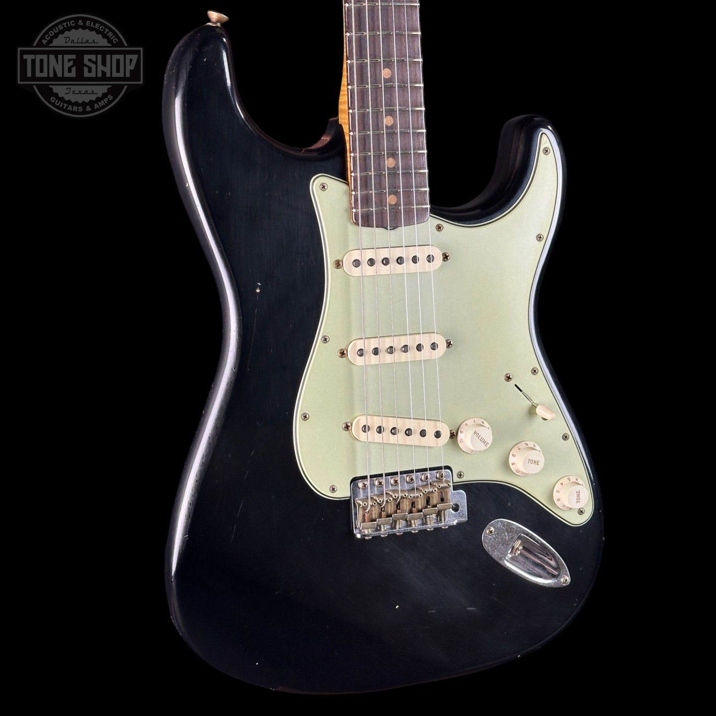 Fender Custom Shop TSG Exclusive ’63 Stratocaster Chambered Black Journeyman Relic w/case CZ589046