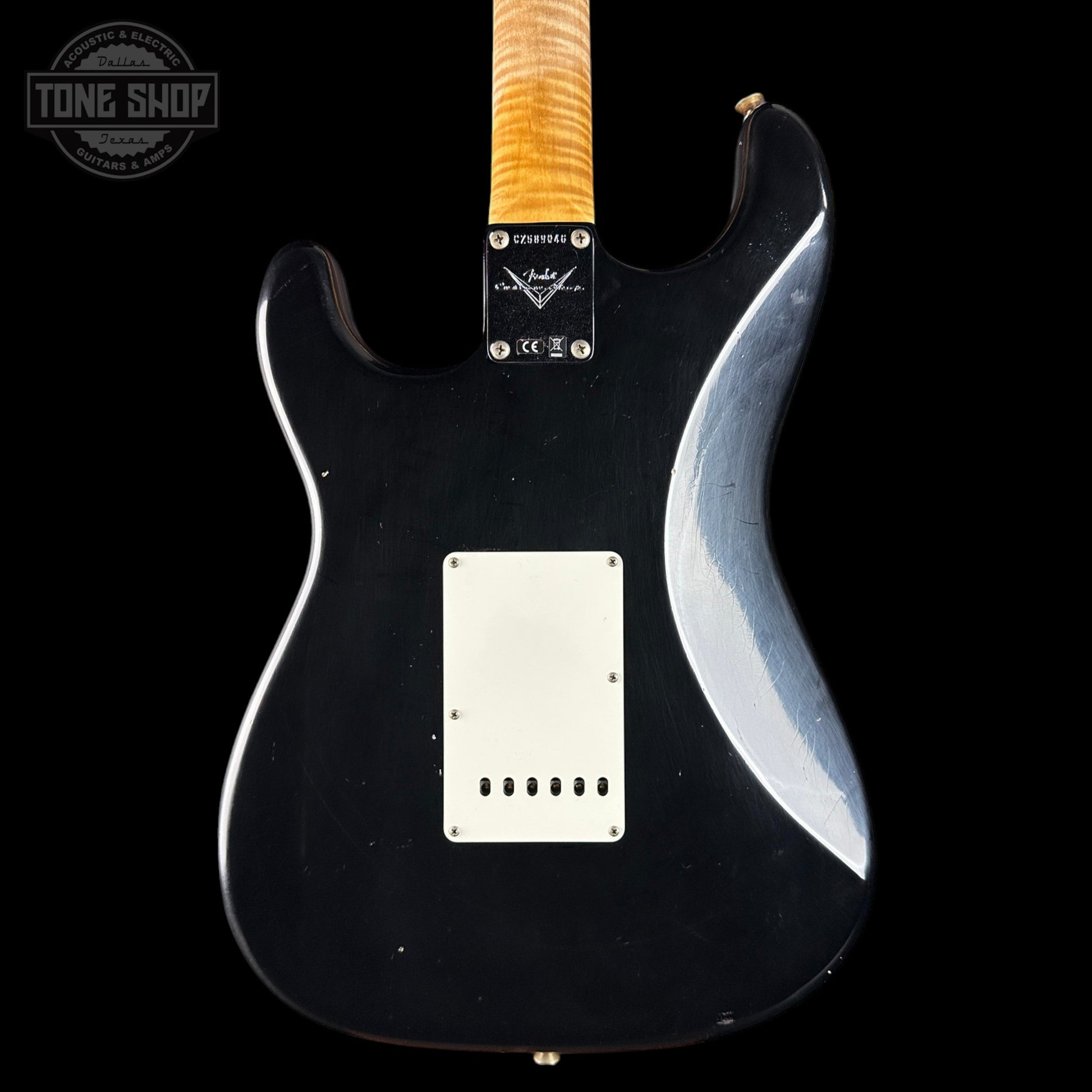Fender Custom Shop TSG Exclusive ’63 Stratocaster Chambered Black Journeyman Relic w/case CZ589046
