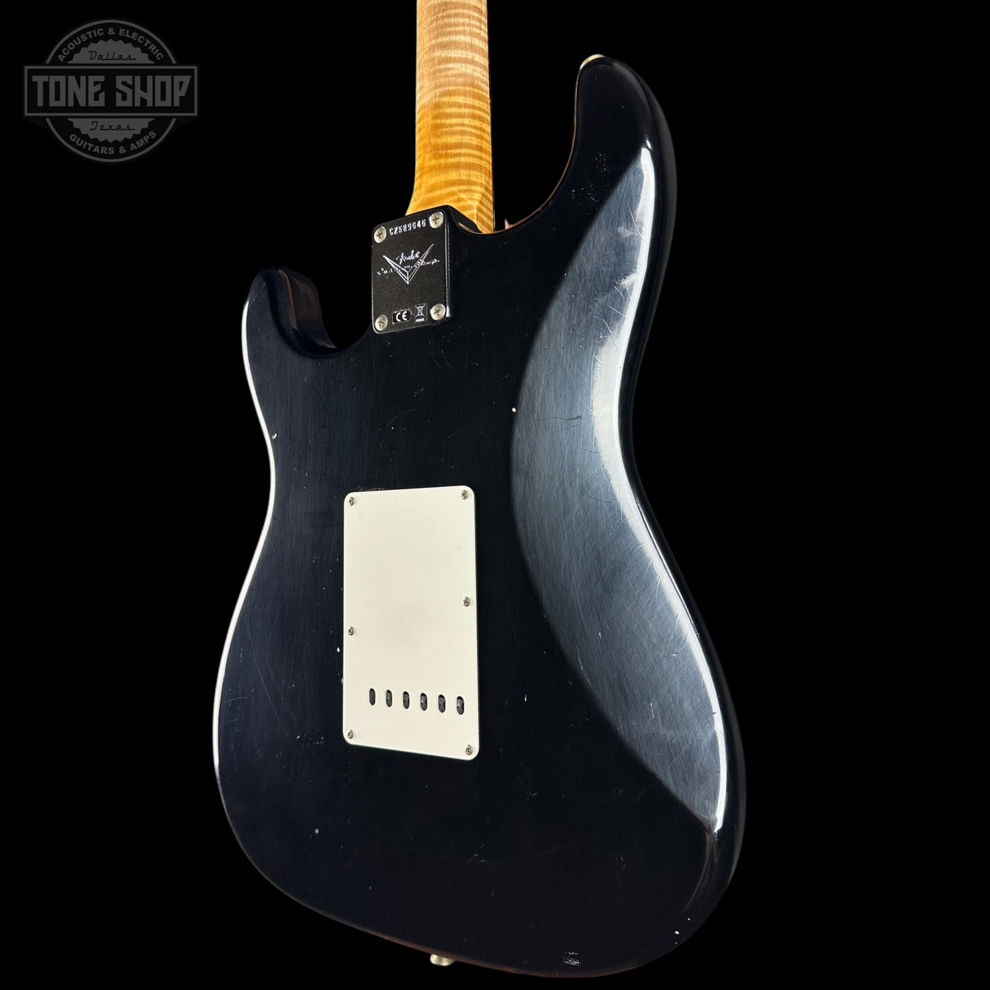 Fender Custom Shop TSG Exclusive ’63 Stratocaster Chambered Black Journeyman Relic w/case CZ589046