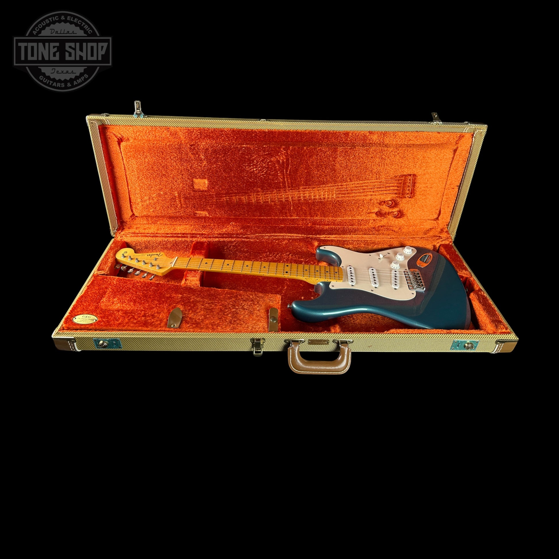 Used 2010 Fender Custom Shop Greg Fessler Masterbuilt 50s Closet Classic Strat Lake Placid Blue w/case TSU24733