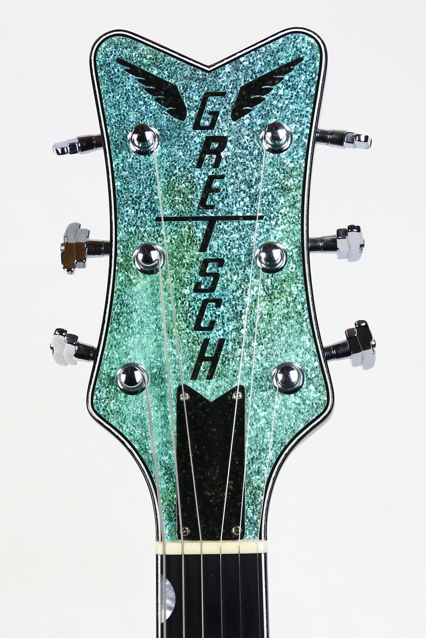 2015 Gretsch USA Custom Shop STEPHEN STERN G6136-CS DC Double Cut White Falcon Turquoise Sparkle 3-Pickup ONE-OFF!