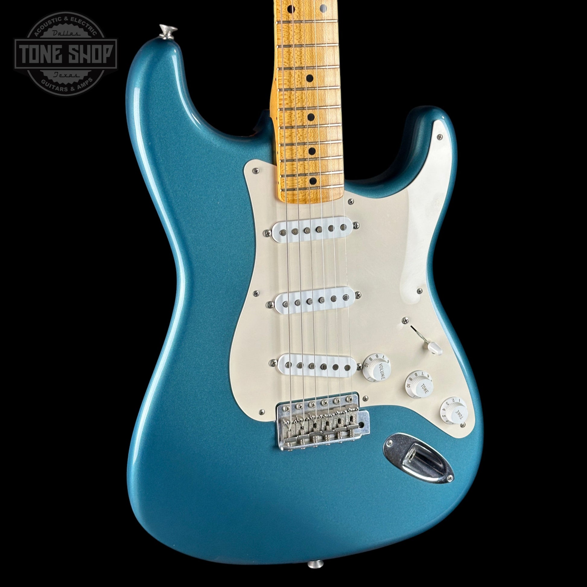 Used 2010 Fender Custom Shop Greg Fessler Masterbuilt 50s Closet Classic Strat Lake Placid Blue w/case TSU24733